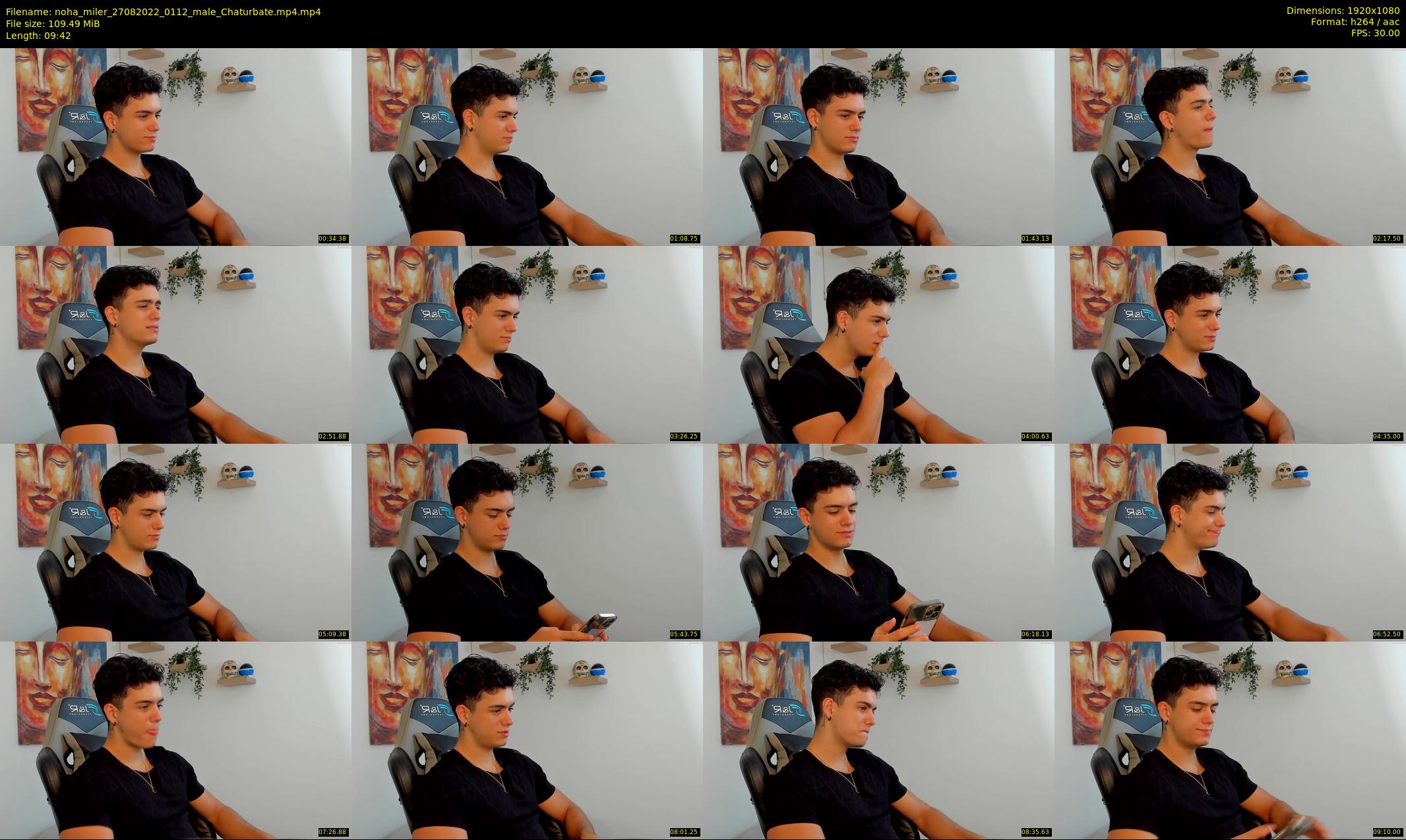 noha_miler — 10 minute Chaturbate male cam show recording, 1080p, Aug 27, 2022