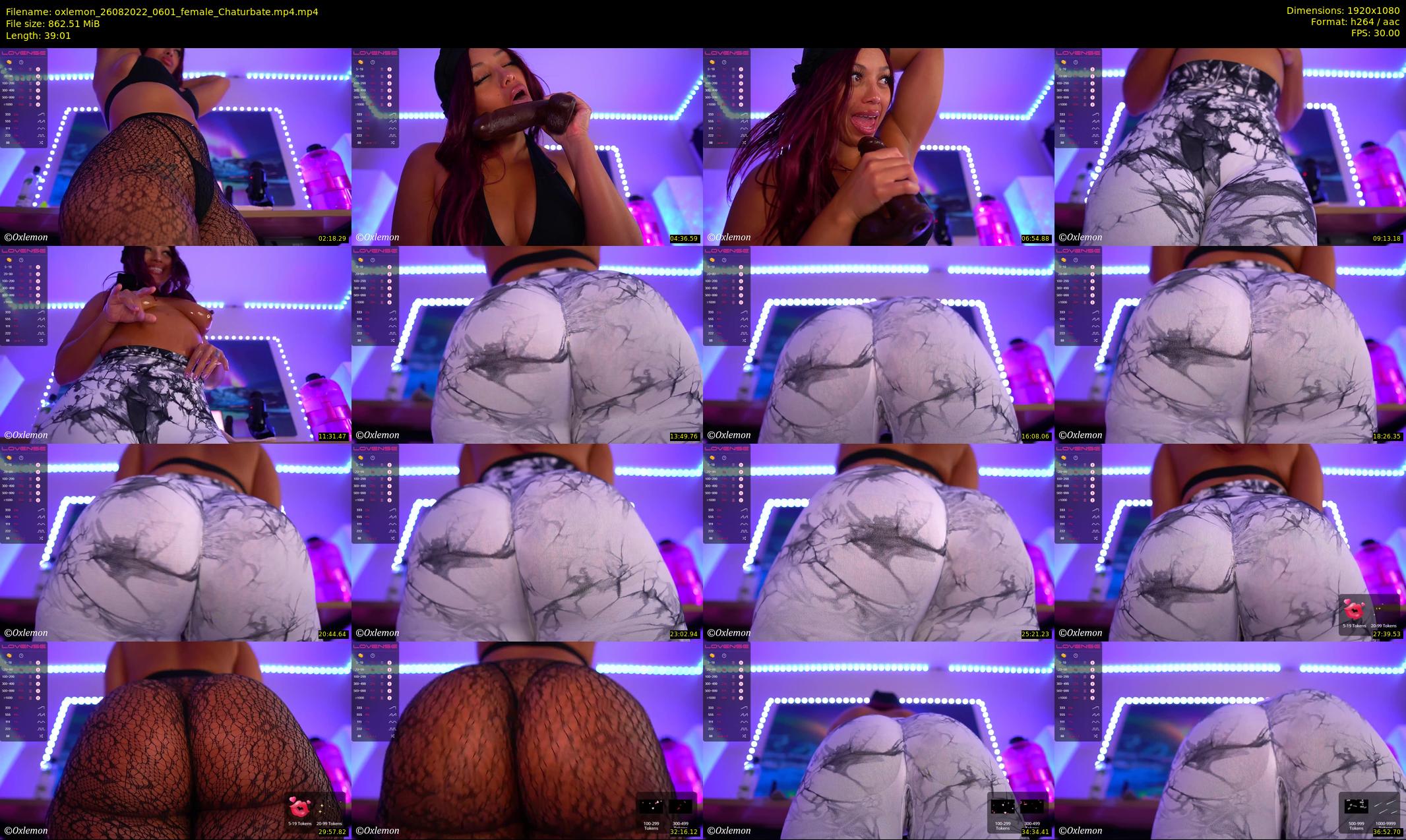 oxlemon — 40 minute Chaturbate female cam show recording, 1080p, Aug 26, 2022