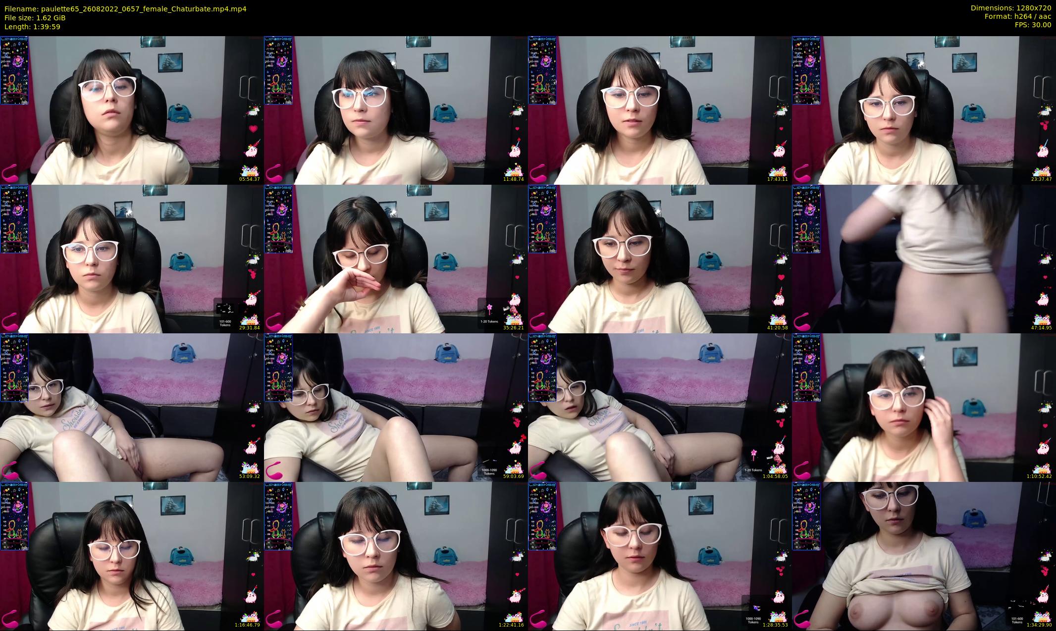 paulette65 — 100 minute Chaturbate female cam show recording, 720p, Aug 26, 2022