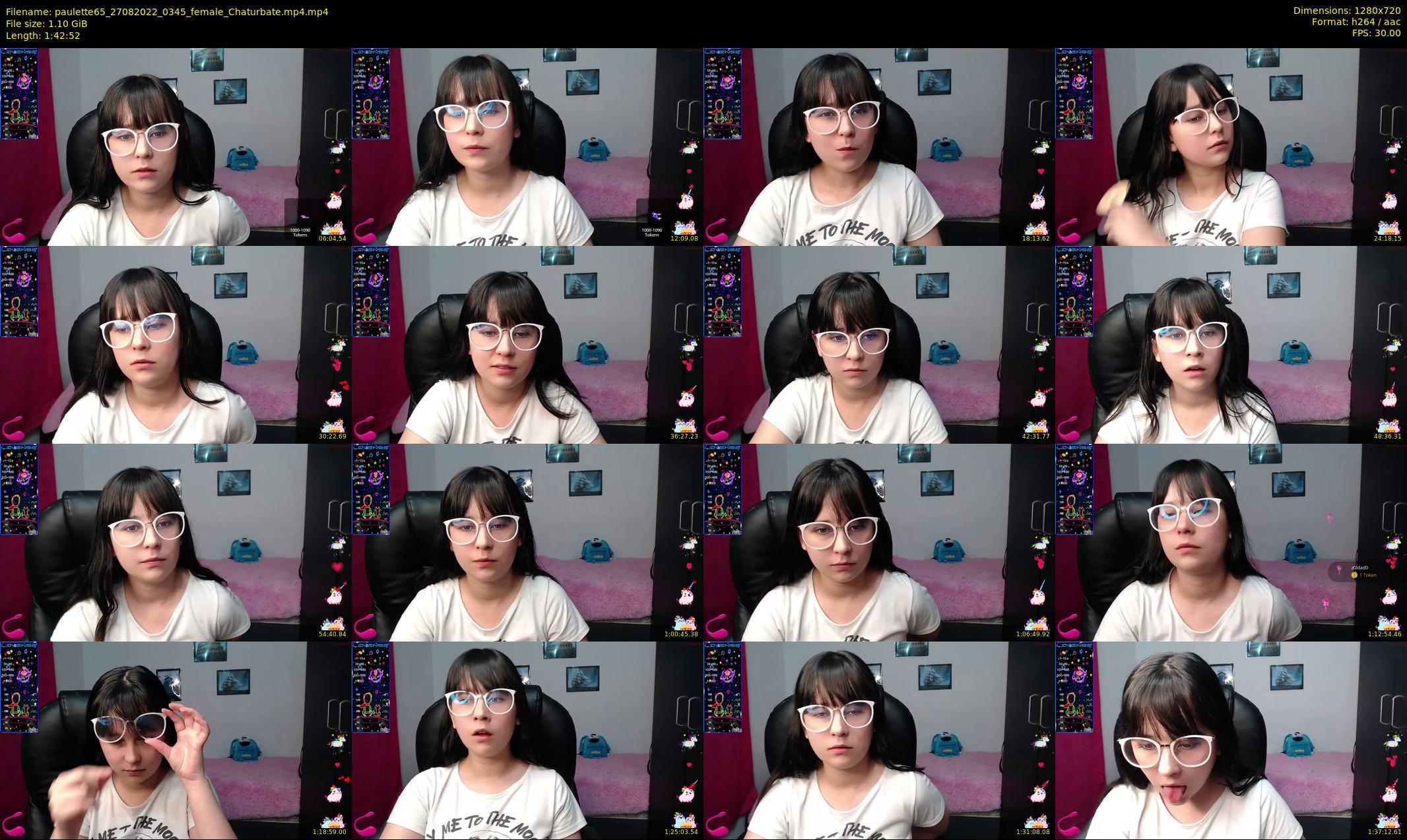 paulette65 — 103 minute Chaturbate female cam show recording, 720p, Aug 27, 2022
