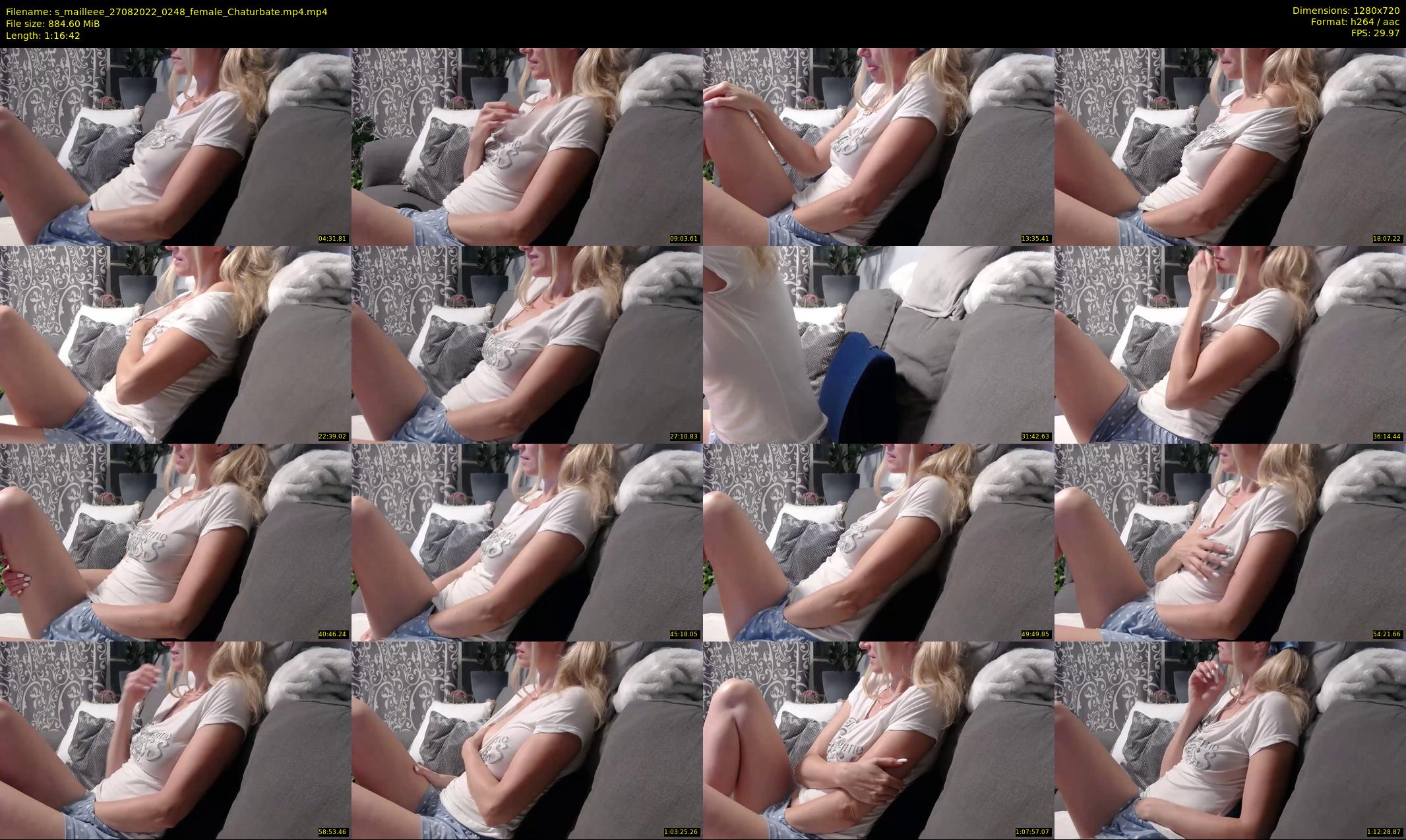 s_mailleee — 77 minute Chaturbate female cam show recording, 720p, Aug 27, 2022