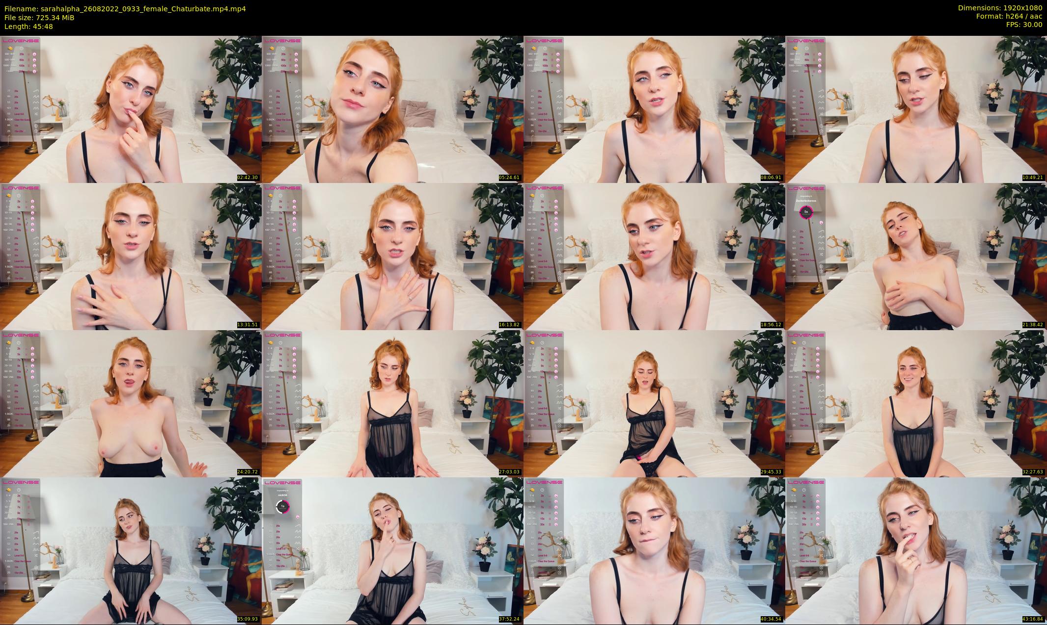 sarahalpha — 46 minute Chaturbate couple cam show recording, 1080p, Aug 26, 2022