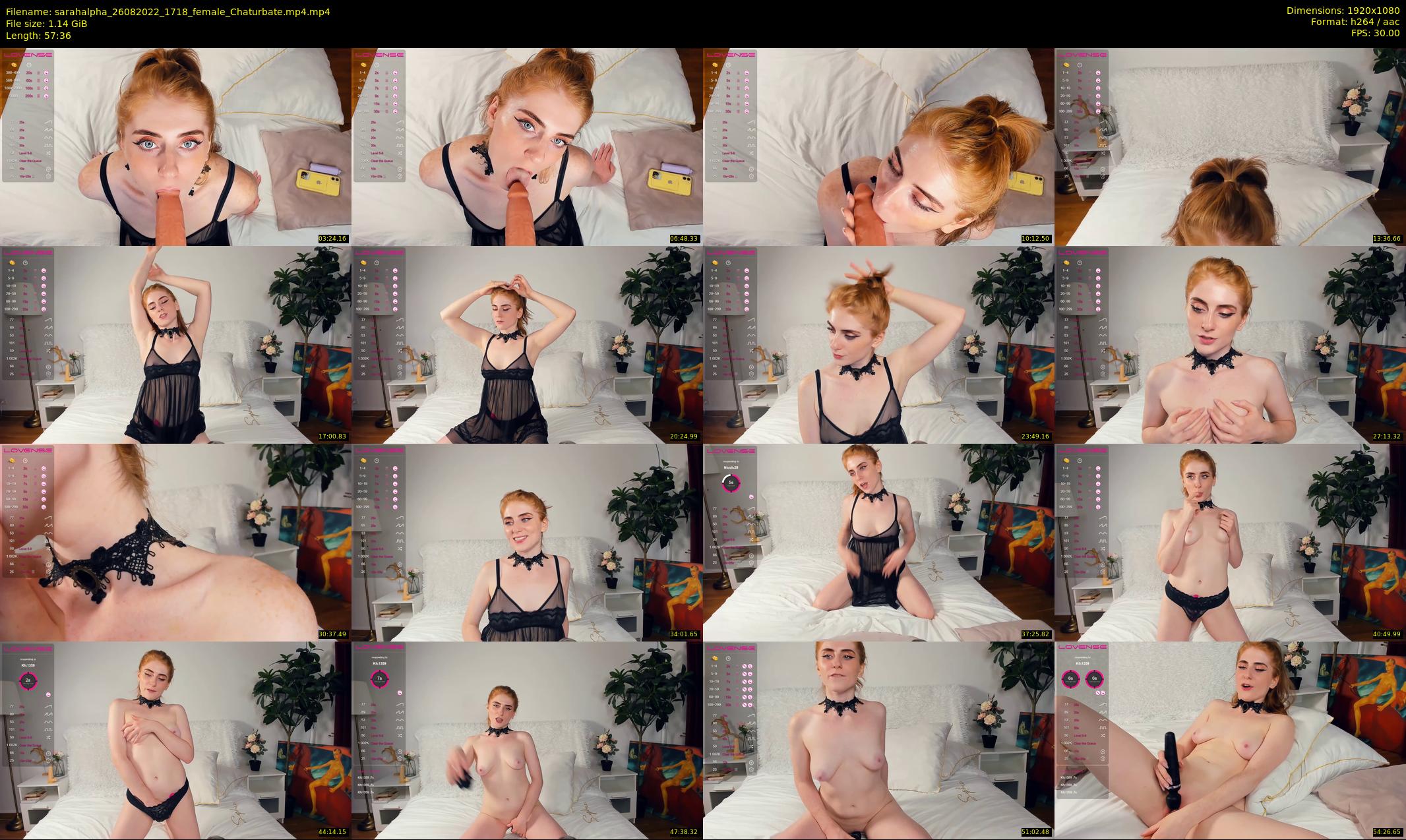 sarahalpha — 58 minute Chaturbate couple cam show recording, 1080p, Aug 26, 2022