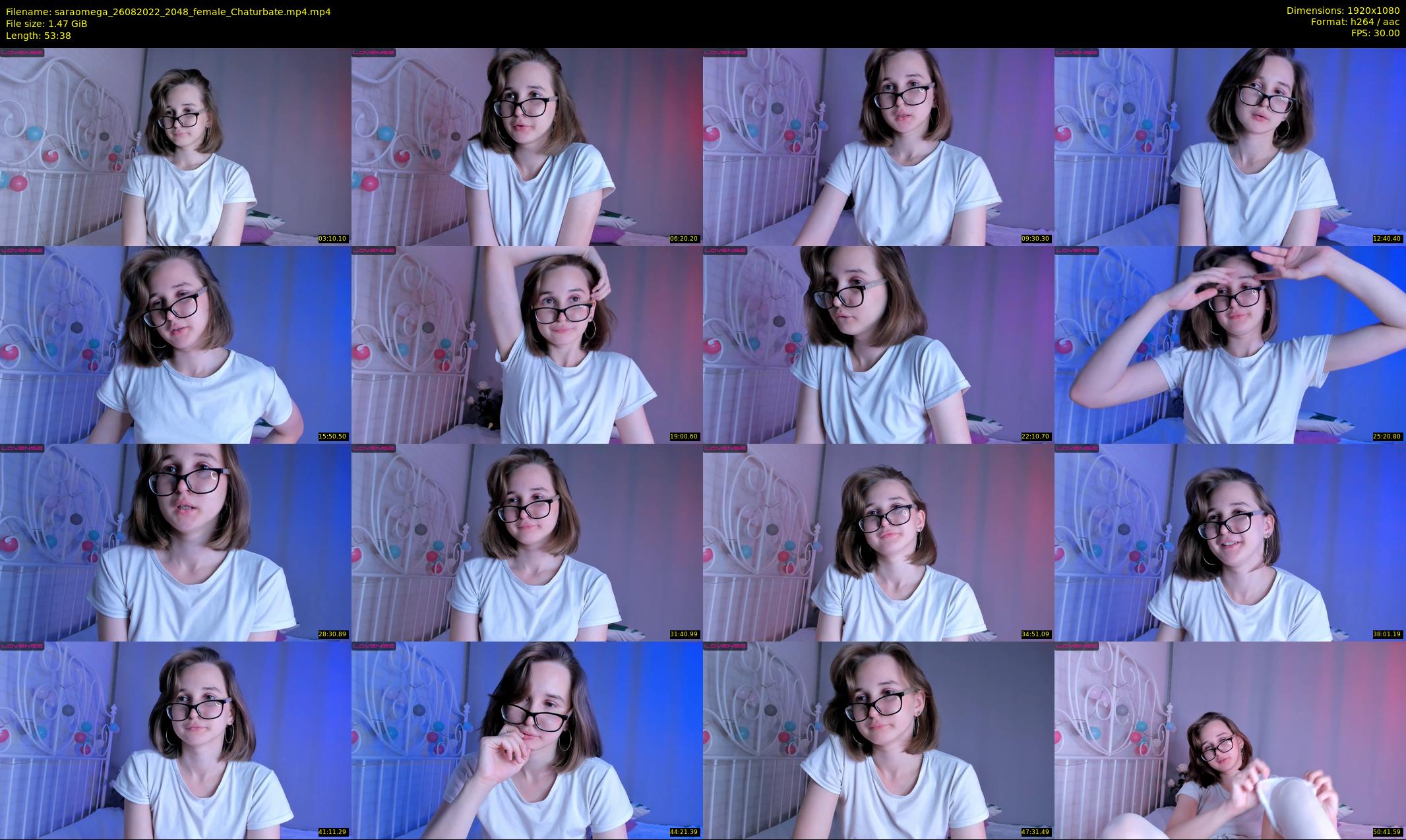 saraomega — 54 minute Chaturbate couple cam show recording, 1080p, Aug 26, 2022