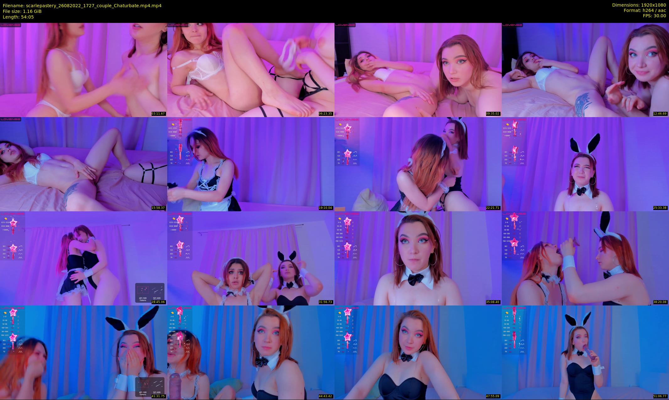 scarlepastery — 55 minute Chaturbate couple cam show recording, 1080p, Aug 26, 2022