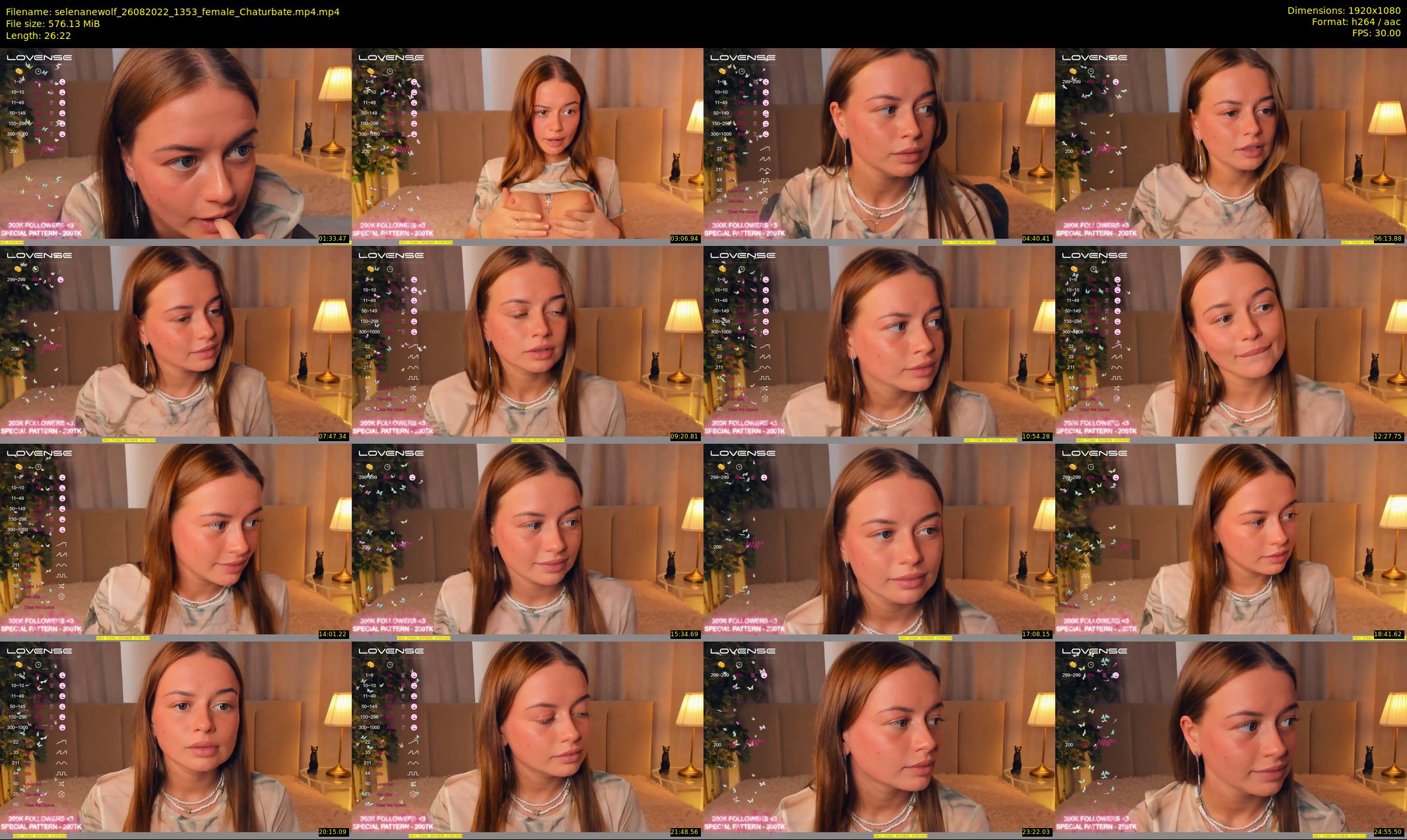 selenanewolf — 27 minute Chaturbate couple cam show recording, 1080p, Aug 26, 2022