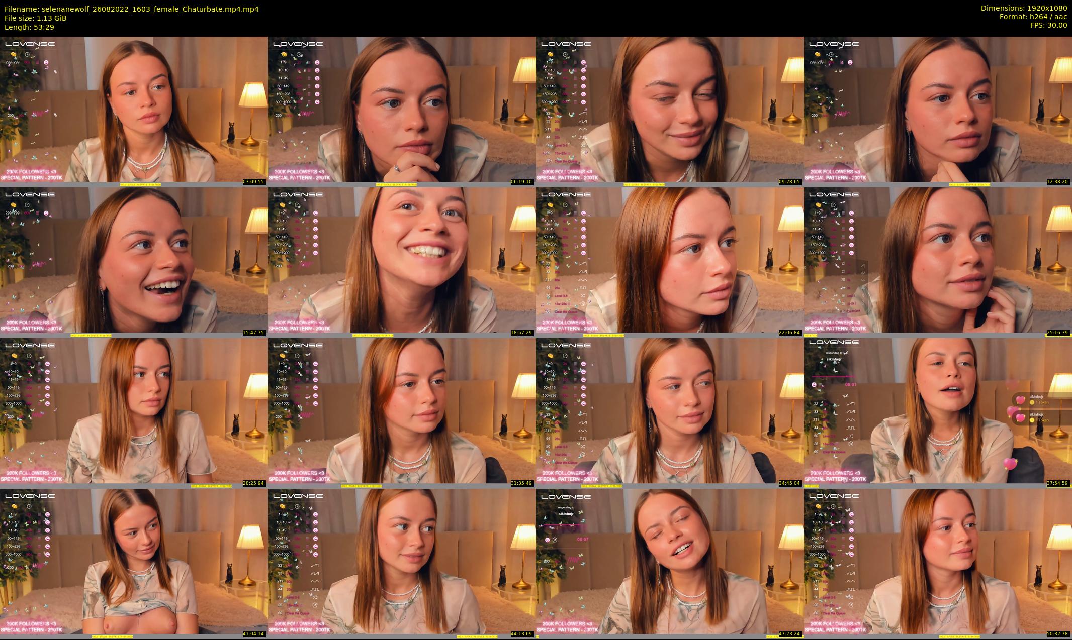 selenanewolf — 54 minute Chaturbate couple cam show recording, 1080p, Aug 26, 2022