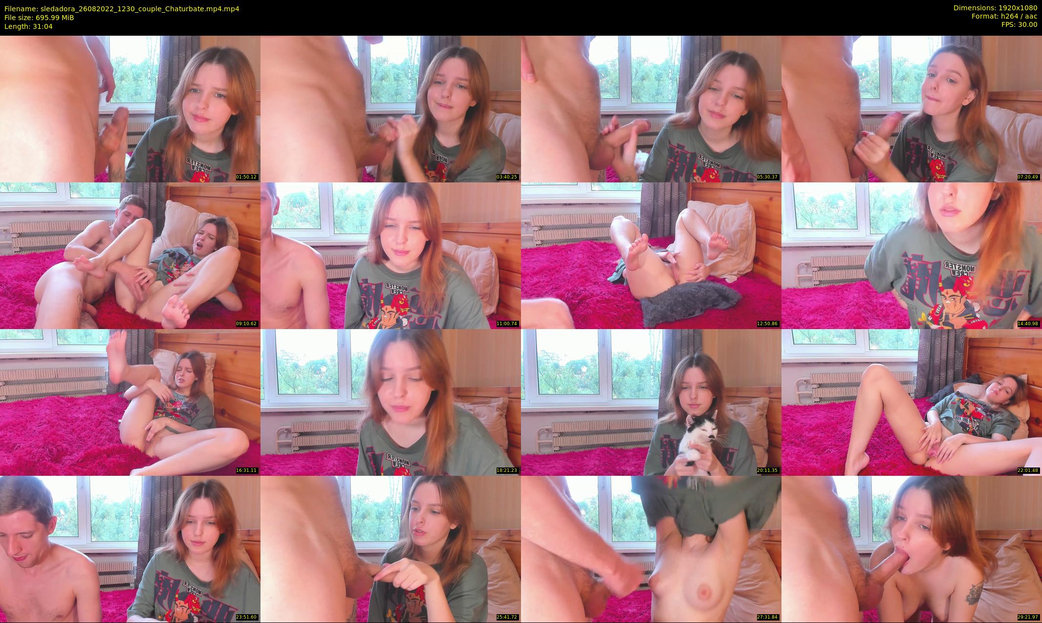 sledadora — 32 minute Chaturbate couple cam show recording, 1080p, Aug 26, 2022