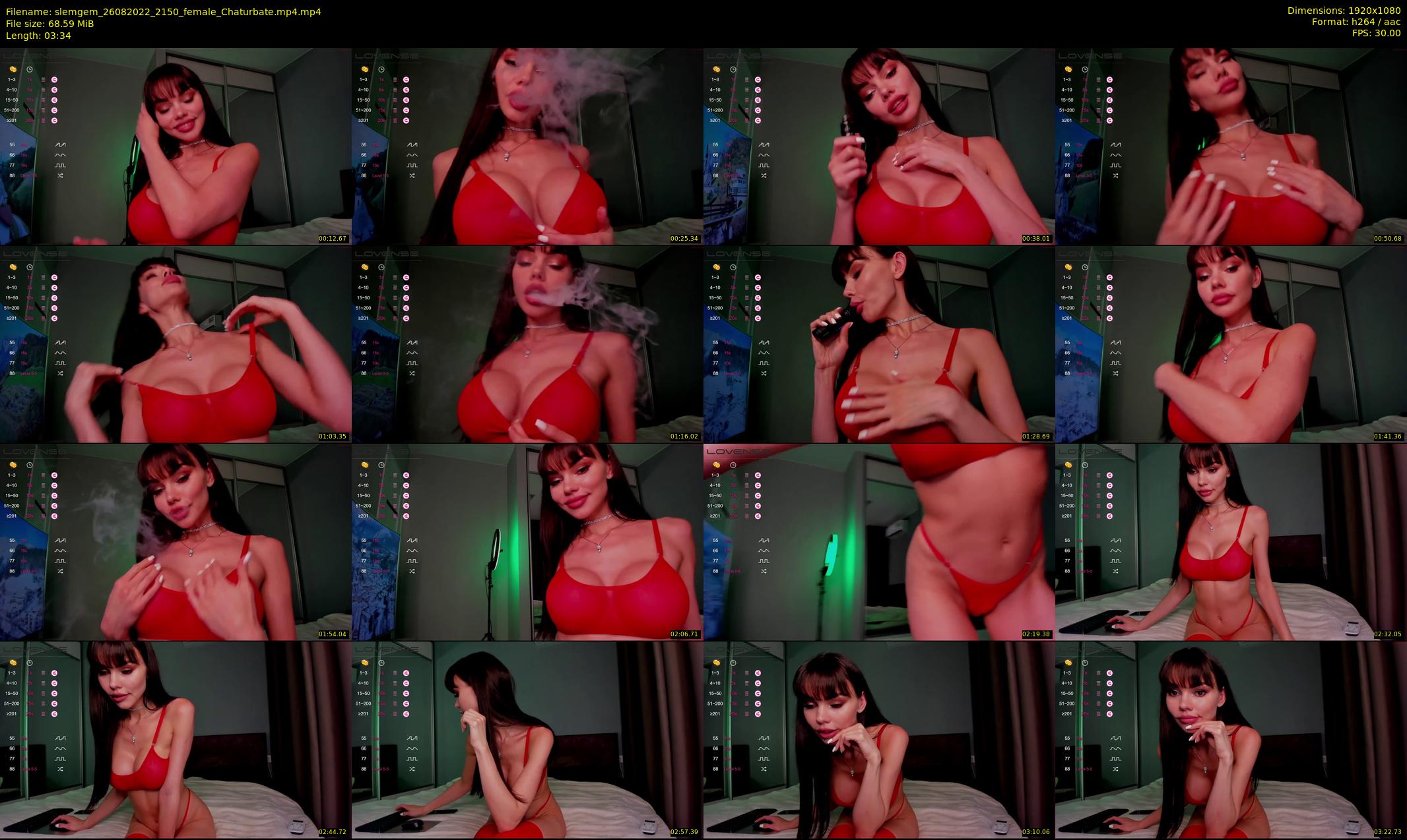 slemgem — 4 minute Chaturbate couple cam show recording, 1080p, Aug 26, 2022