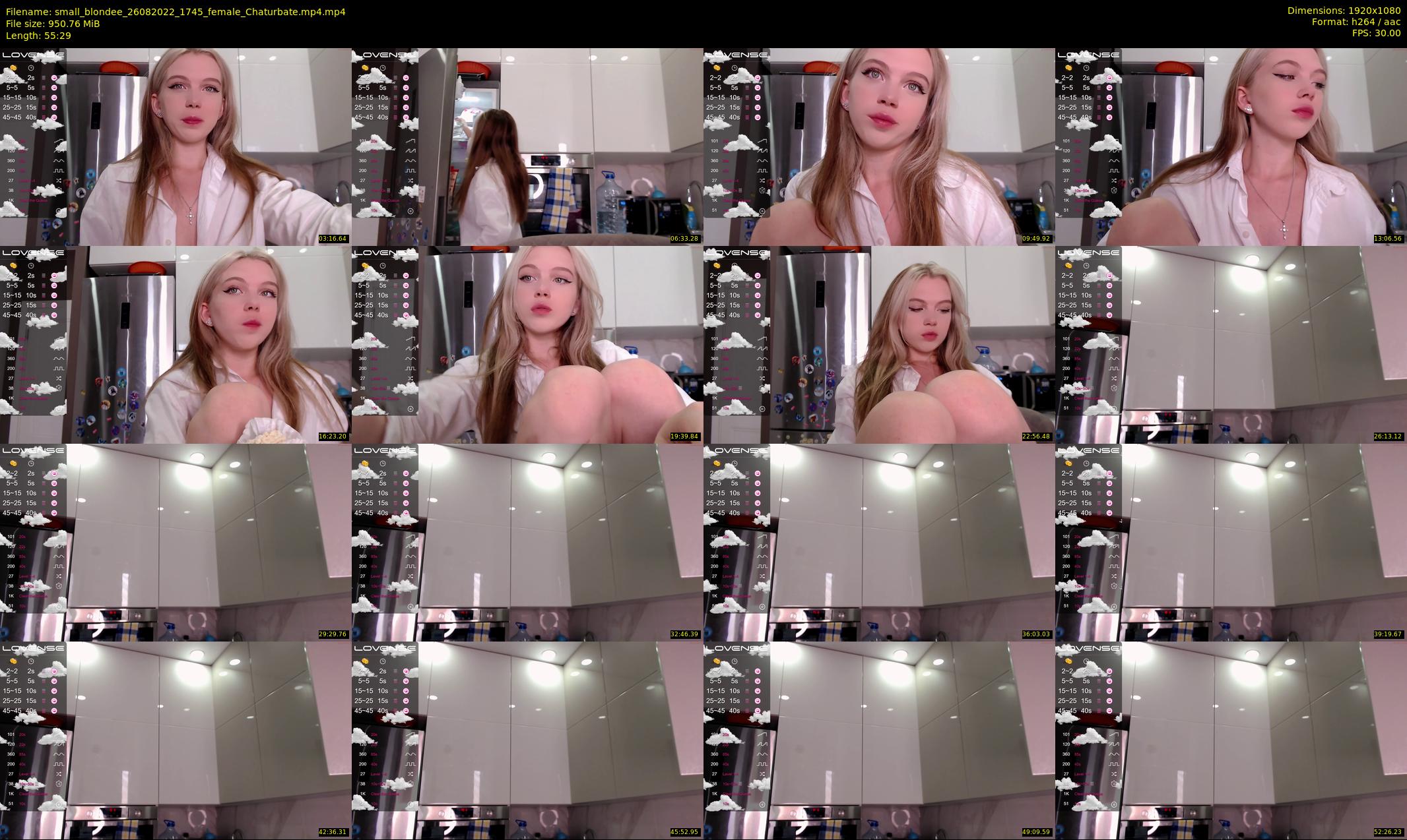 small_blondee — 56 minute Chaturbate female cam show recording, 1080p, Aug 26, 2022