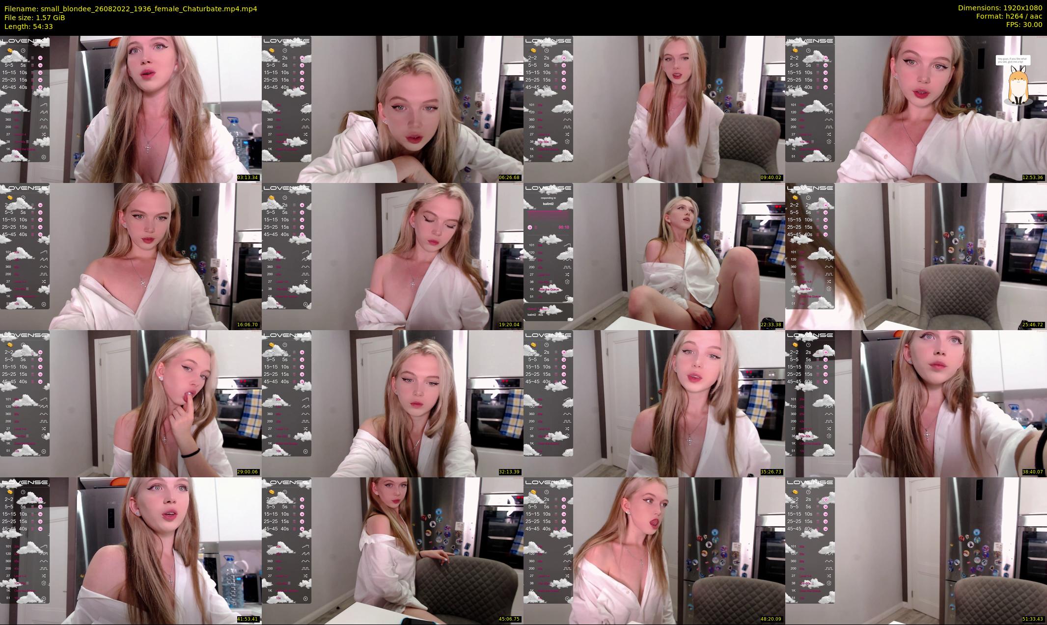 small_blondee — 55 minute Chaturbate female cam show recording, 1080p, Aug 26, 2022