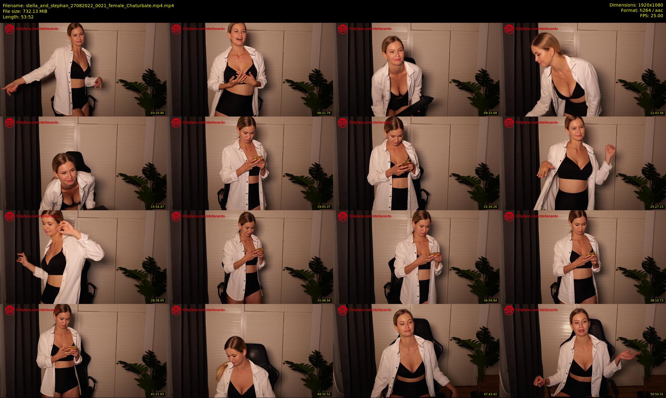 stella_and_stephan — 54 minute Chaturbate couple cam show recording, 1080p, Aug 27, 2022