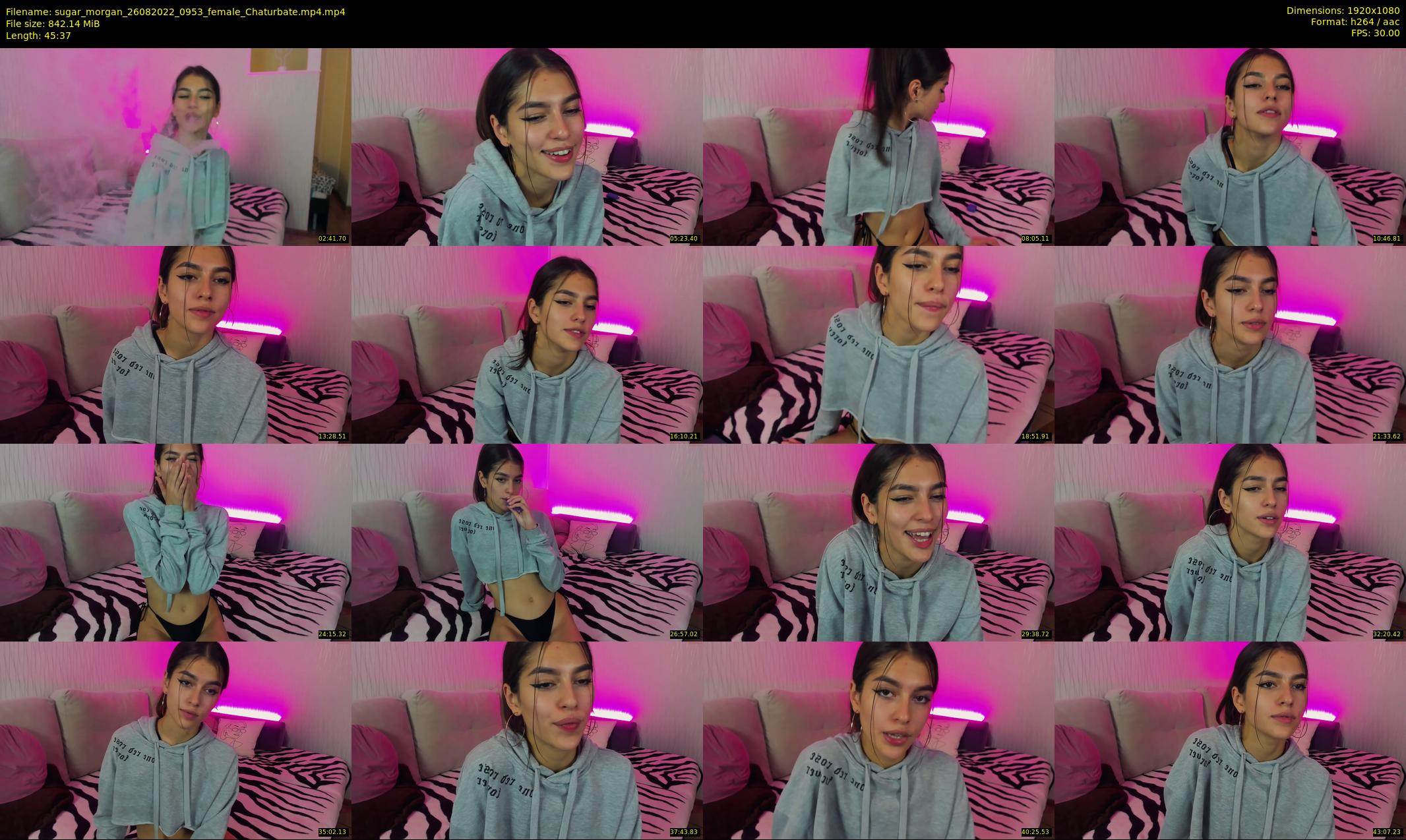 sugar_morgan — 46 minute Chaturbate female cam show recording, 1080p, Aug 26, 2022
