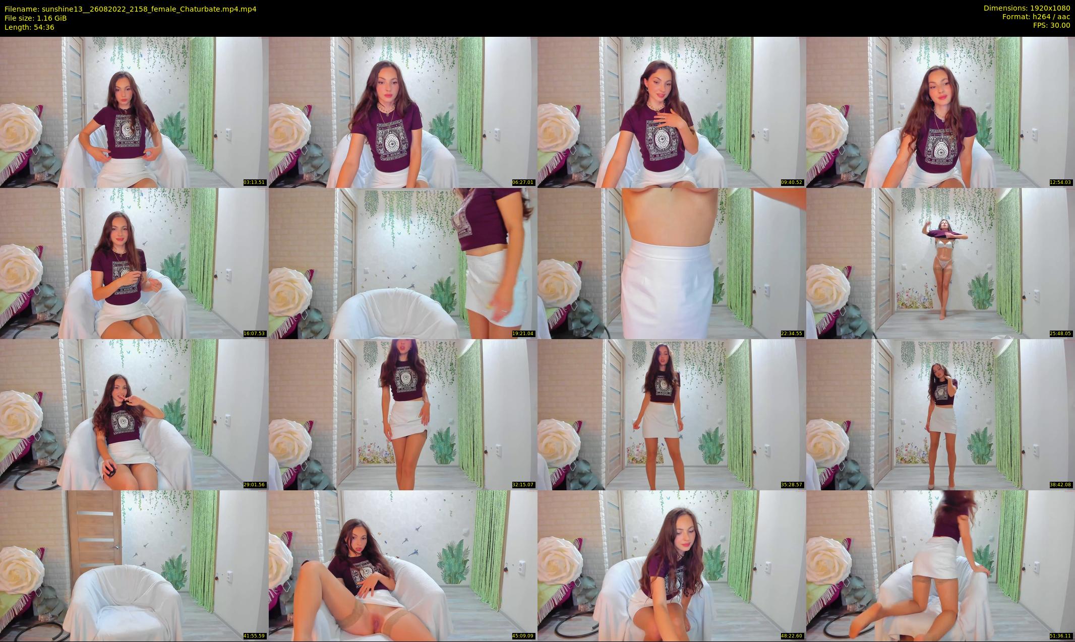 sunshine13_ — 55 minute Chaturbate female cam show recording, 1080p, Aug 26, 2022