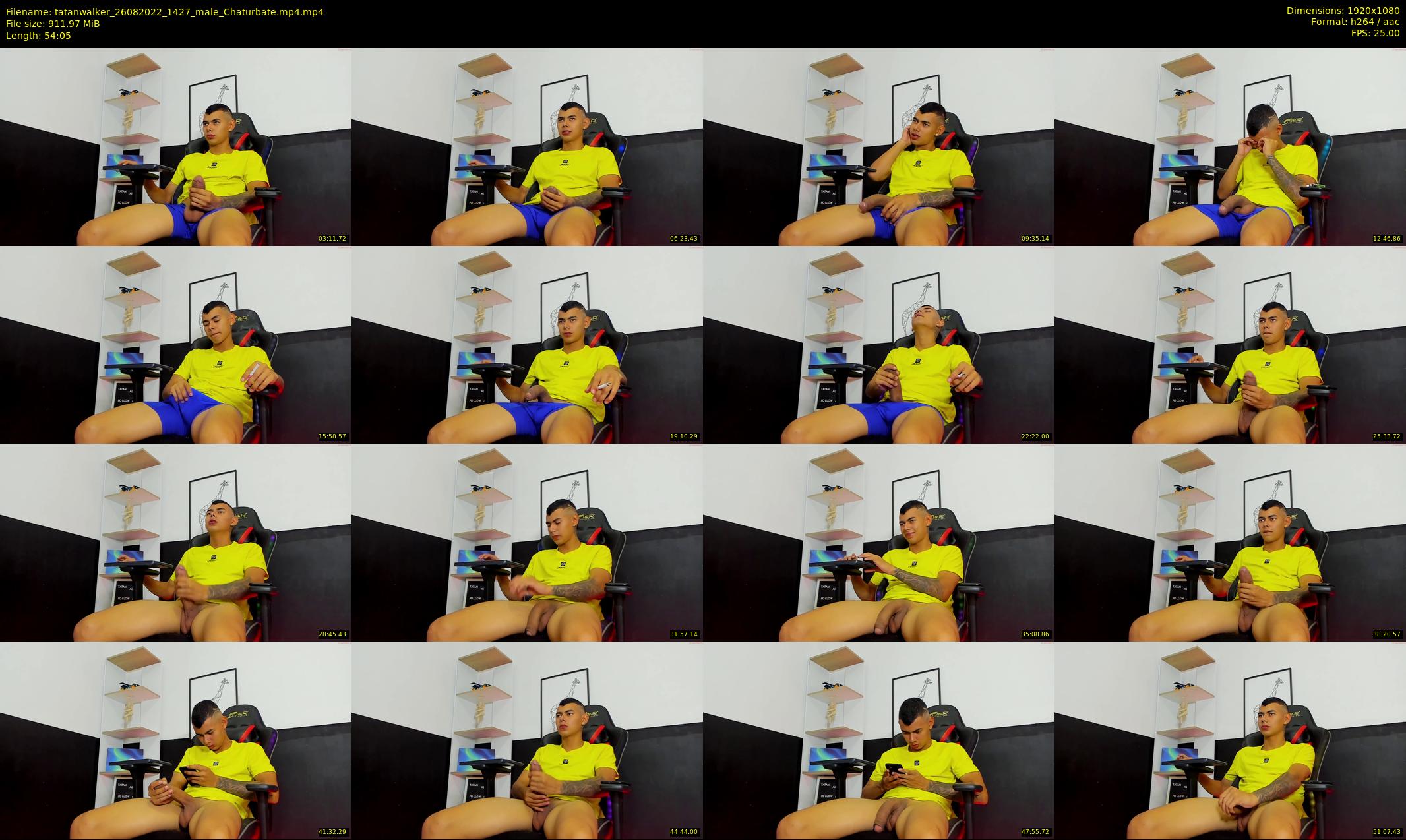 tatanwalker — 55 minute Chaturbate male cam show recording, 1080p, Aug 26, 2022