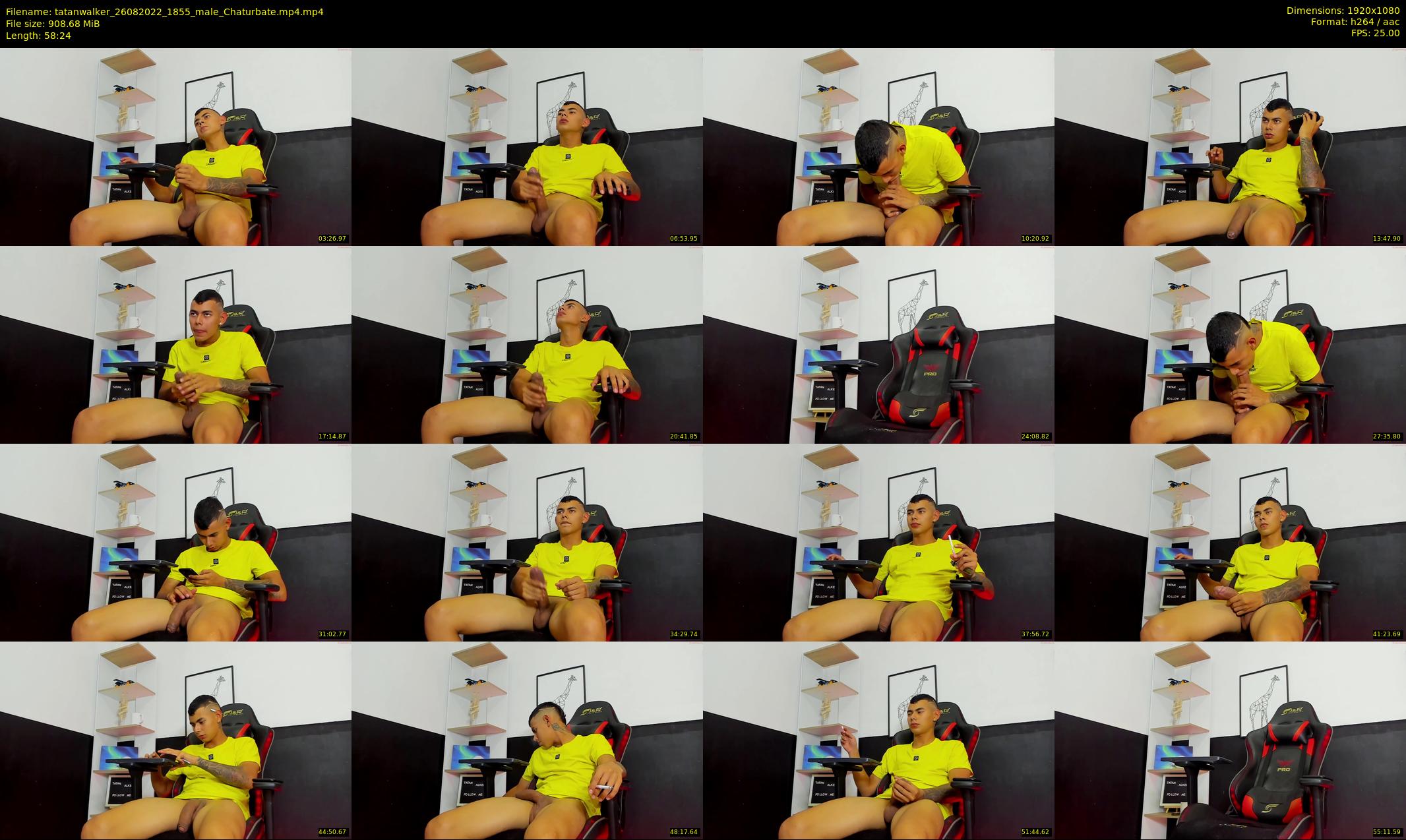 tatanwalker — 59 minute Chaturbate male cam show recording, 1080p, Aug 26, 2022