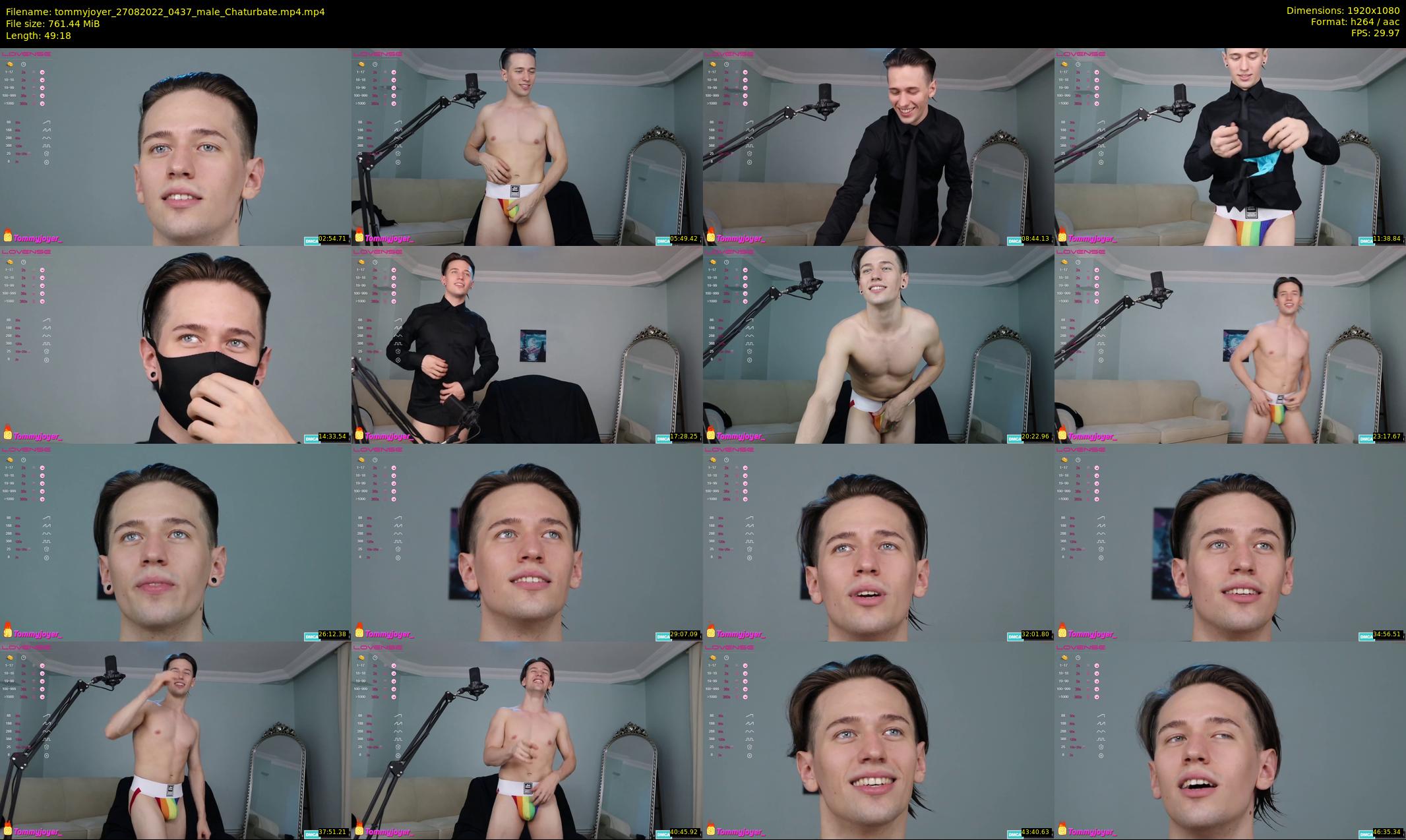 tommyjoyer — 50 minute Chaturbate male cam show recording, 1080p, Aug 27, 2022