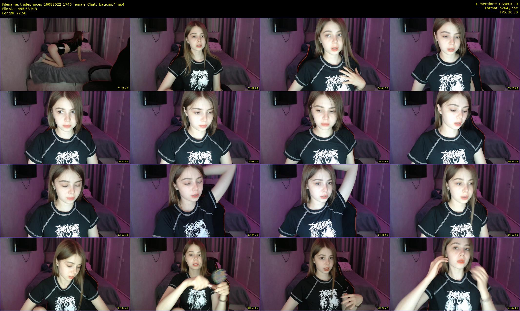 tripleprinces — 23 minute Chaturbate female cam show recording, 1080p, Aug 26, 2022