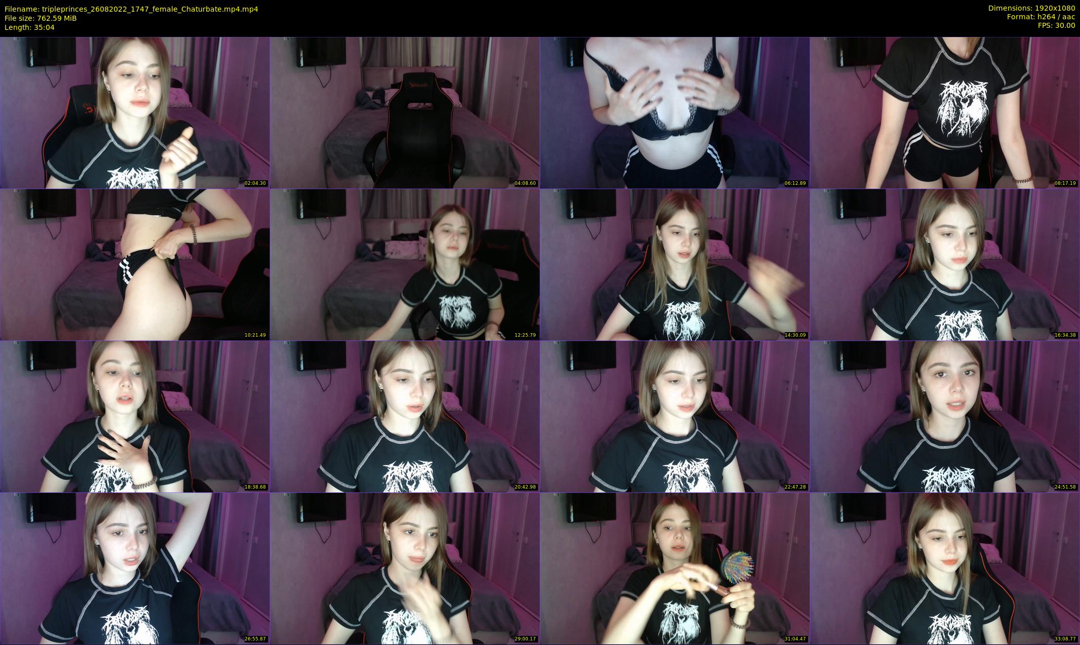 tripleprinces — 36 minute Chaturbate female cam show recording, 1080p, Aug 26, 2022