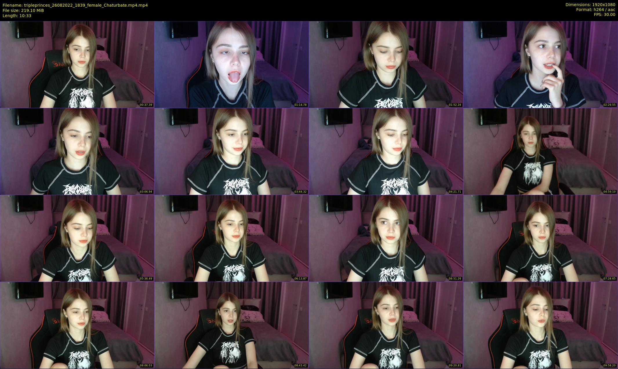 tripleprinces — 11 minute Chaturbate female cam show recording, 1080p, Aug 26, 2022