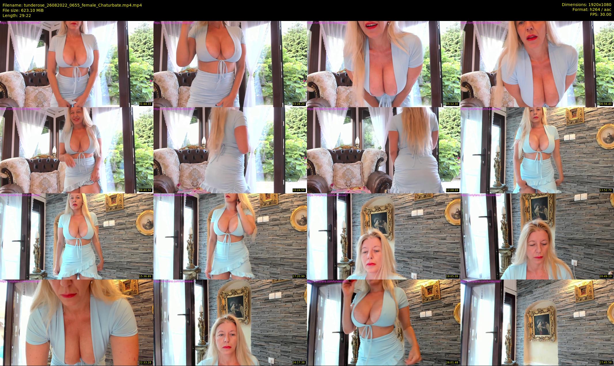 tunderose — 30 minute Chaturbate female cam show recording, 1080p, Aug 26, 2022