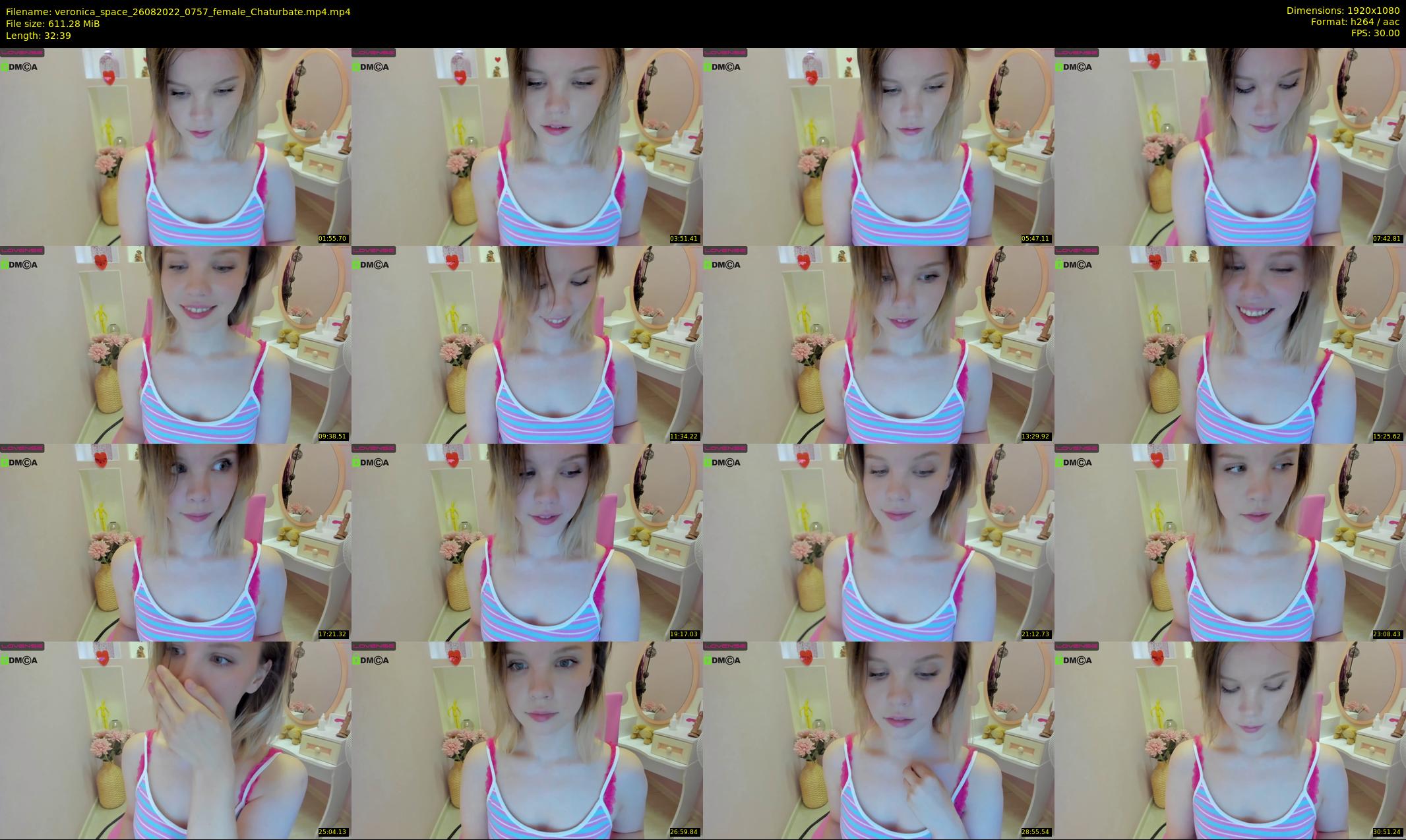 veronica_space — 33 minute Chaturbate female cam show recording, 1080p, Aug 26, 2022