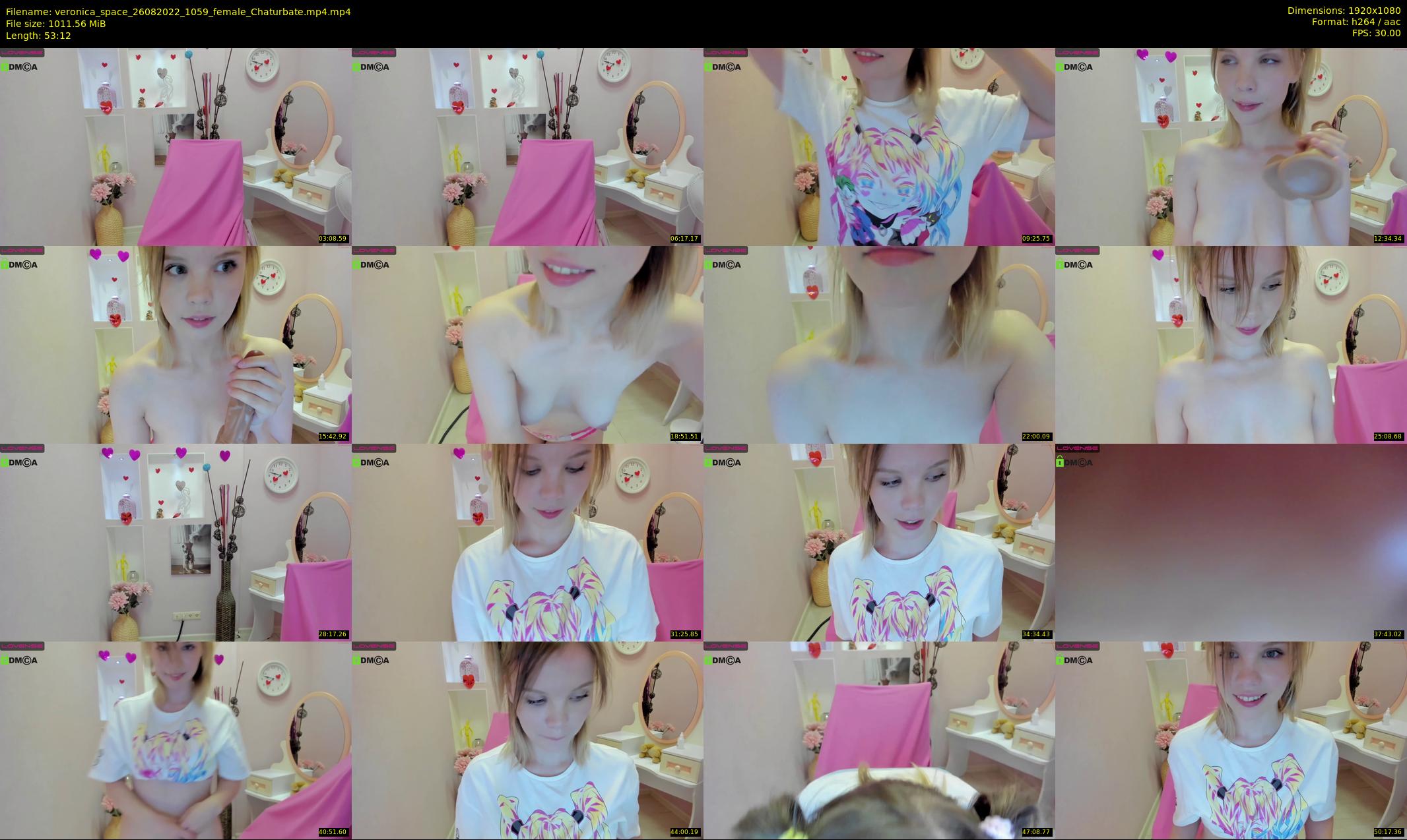 veronica_space — 54 minute Chaturbate female cam show recording, 1080p, Aug 26, 2022