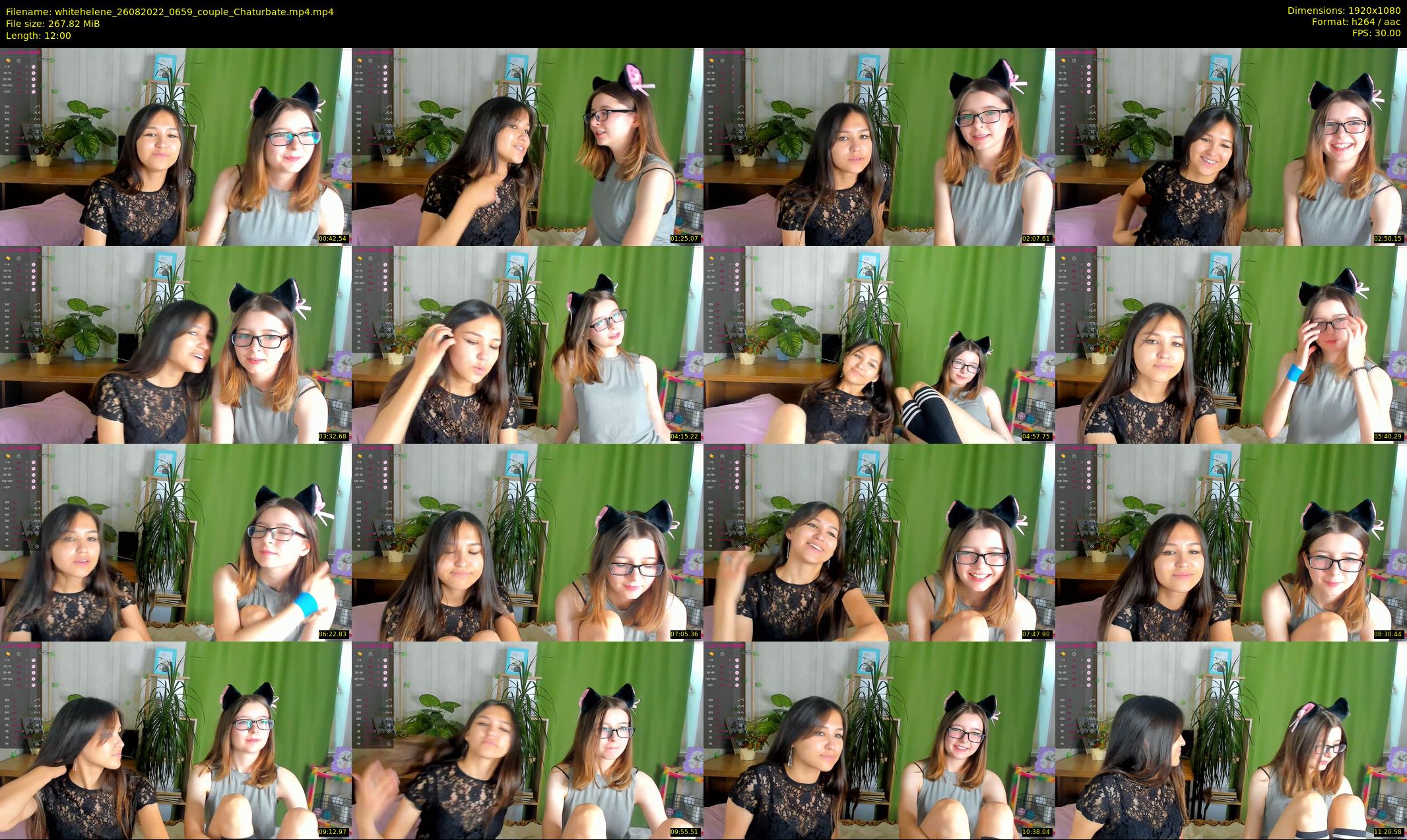 whitehelene — 12 minute Chaturbate female cam show recording, 1080p, Aug 26, 2022