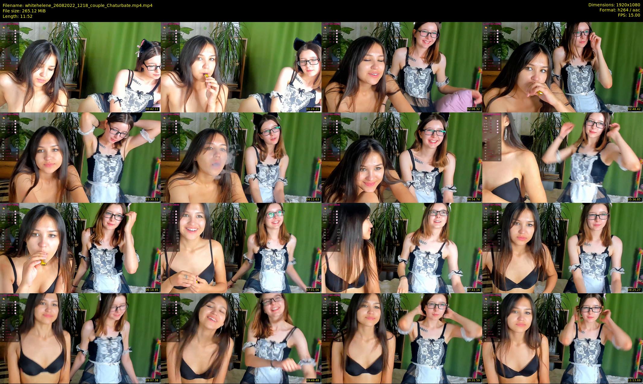 whitehelene — 12 minute Chaturbate female cam show recording, 1080p, Aug 26, 2022
