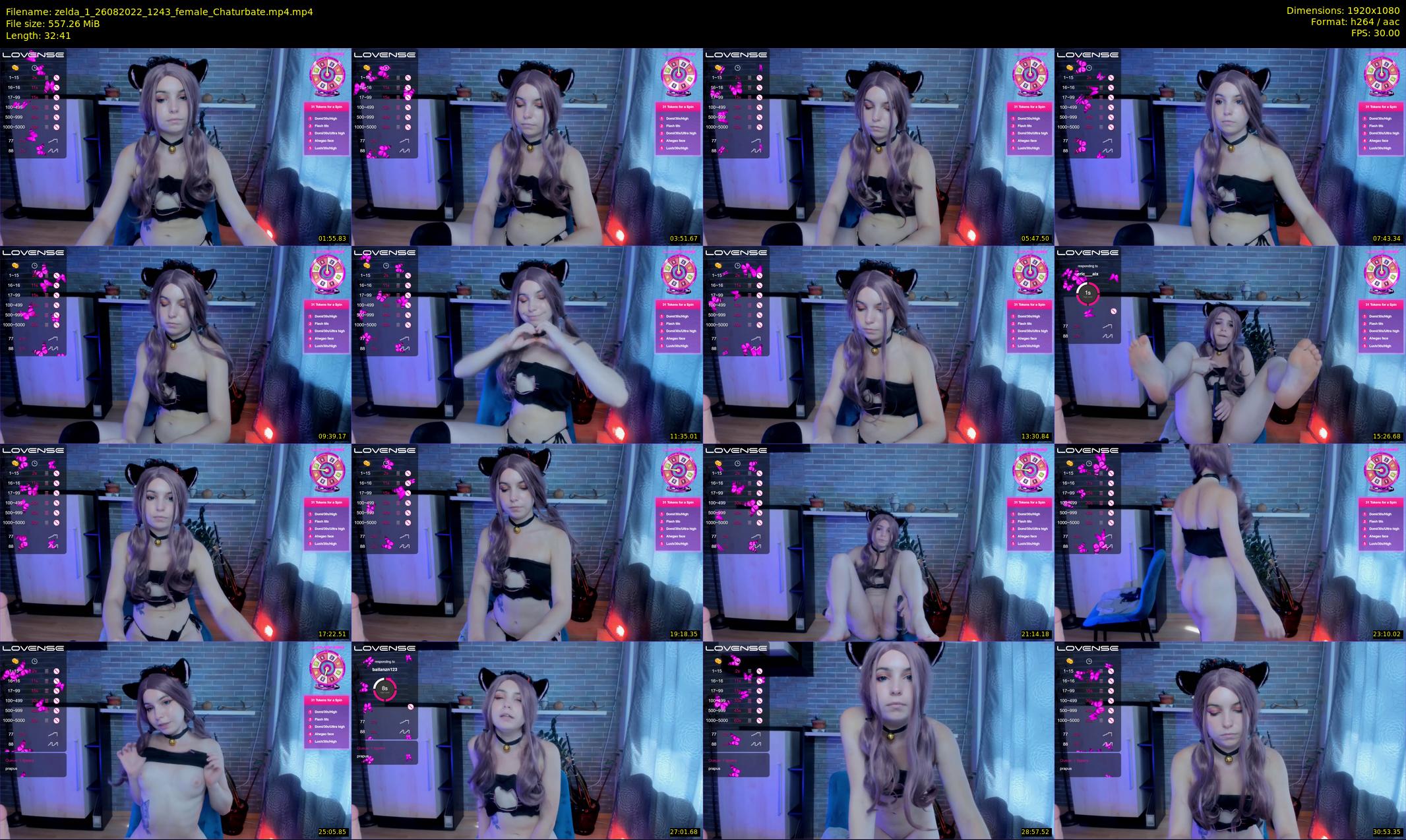 zelda_1 — 33 minute Chaturbate female cam show recording, 1080p, Aug 26, 2022