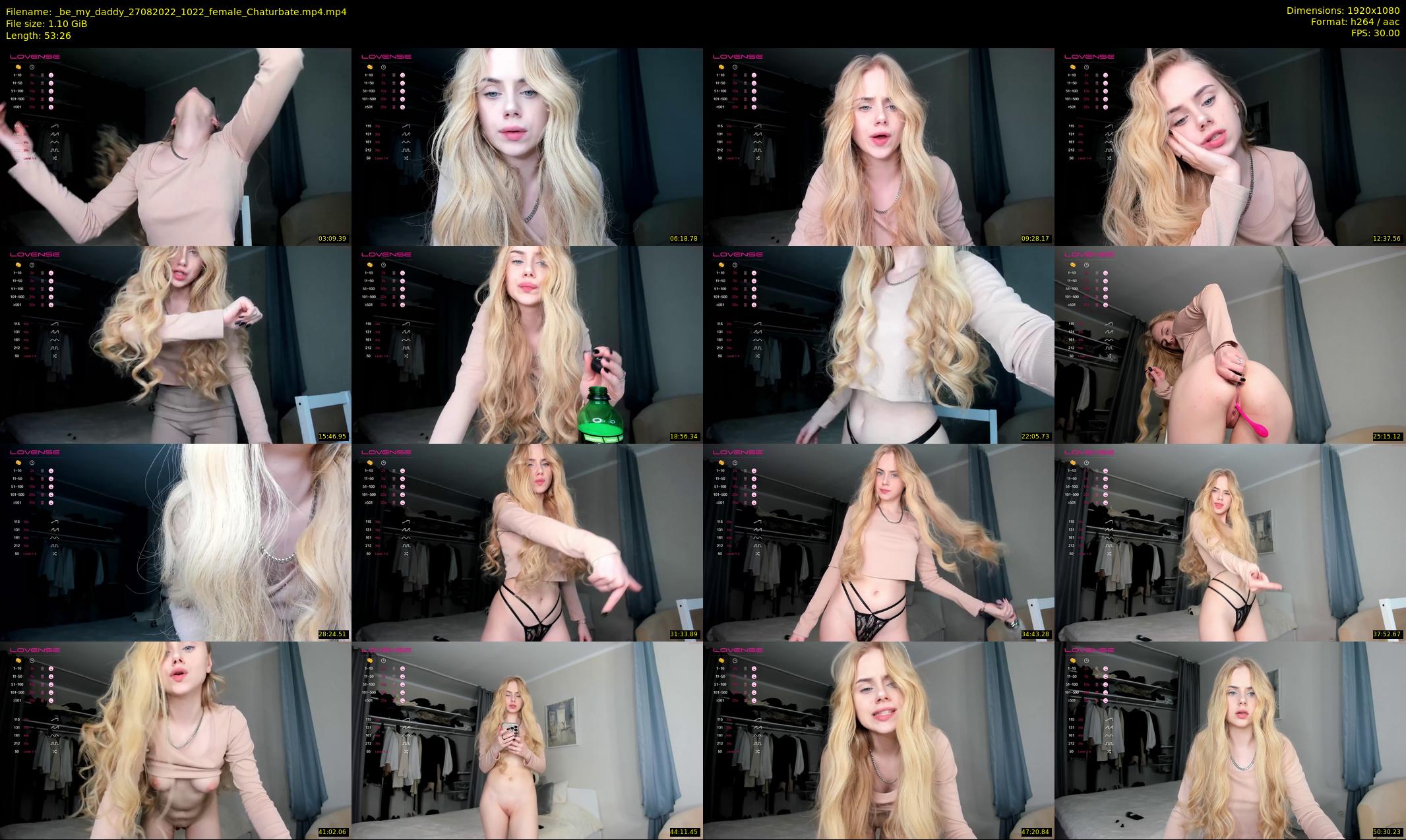 _be_my_daddy — 54 minute Chaturbate female cam show recording, 1080p, Aug 27, 2022
