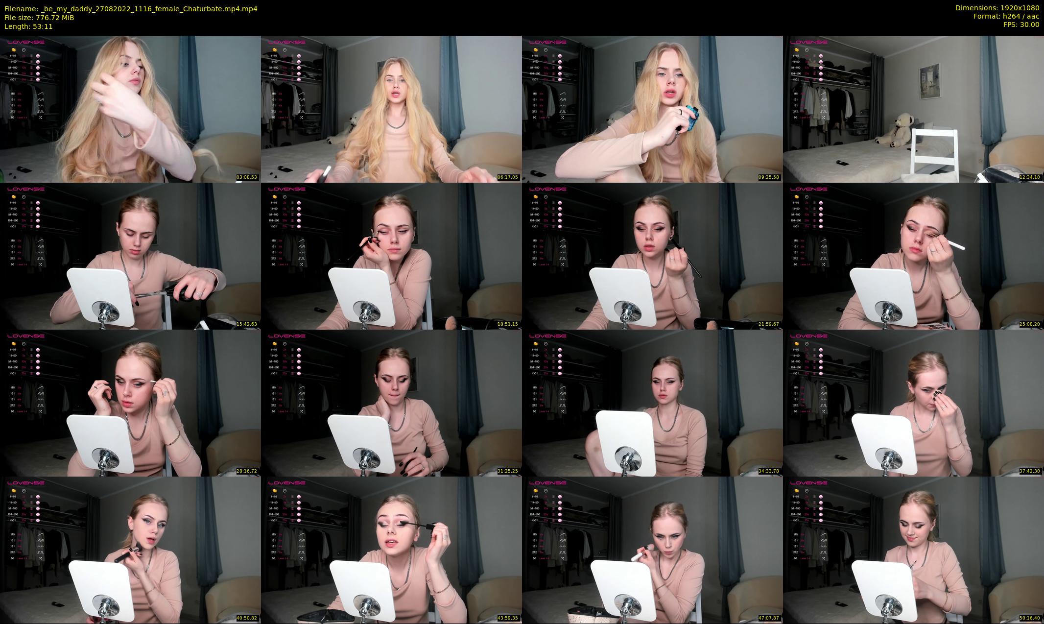 _be_my_daddy — 54 minute Chaturbate female cam show recording, 1080p, Aug 27, 2022