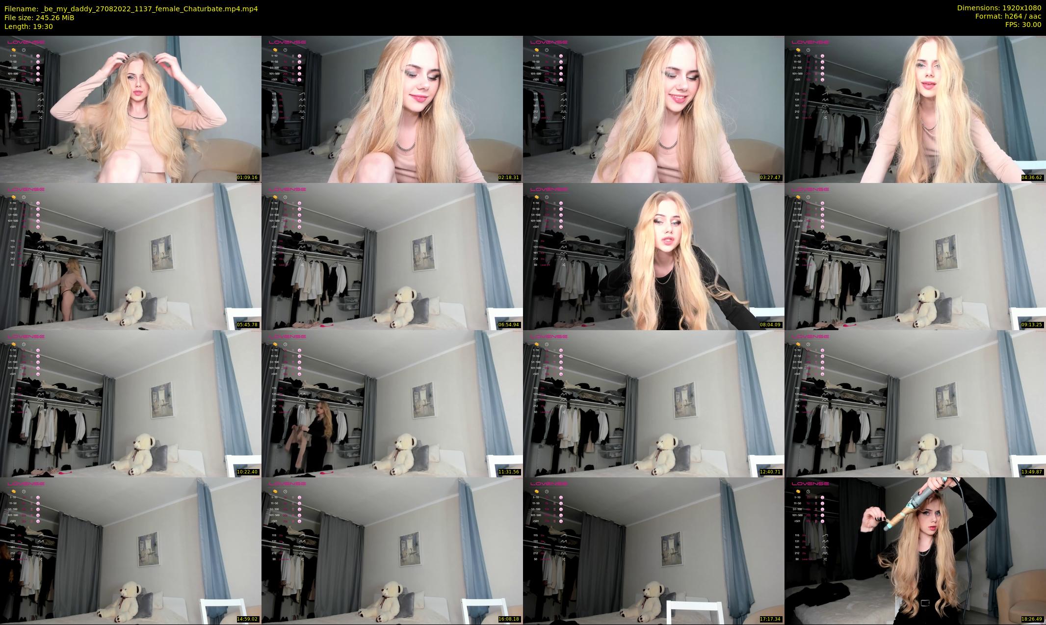 _be_my_daddy — 20 minute Chaturbate female cam show recording, 1080p, Aug 27, 2022