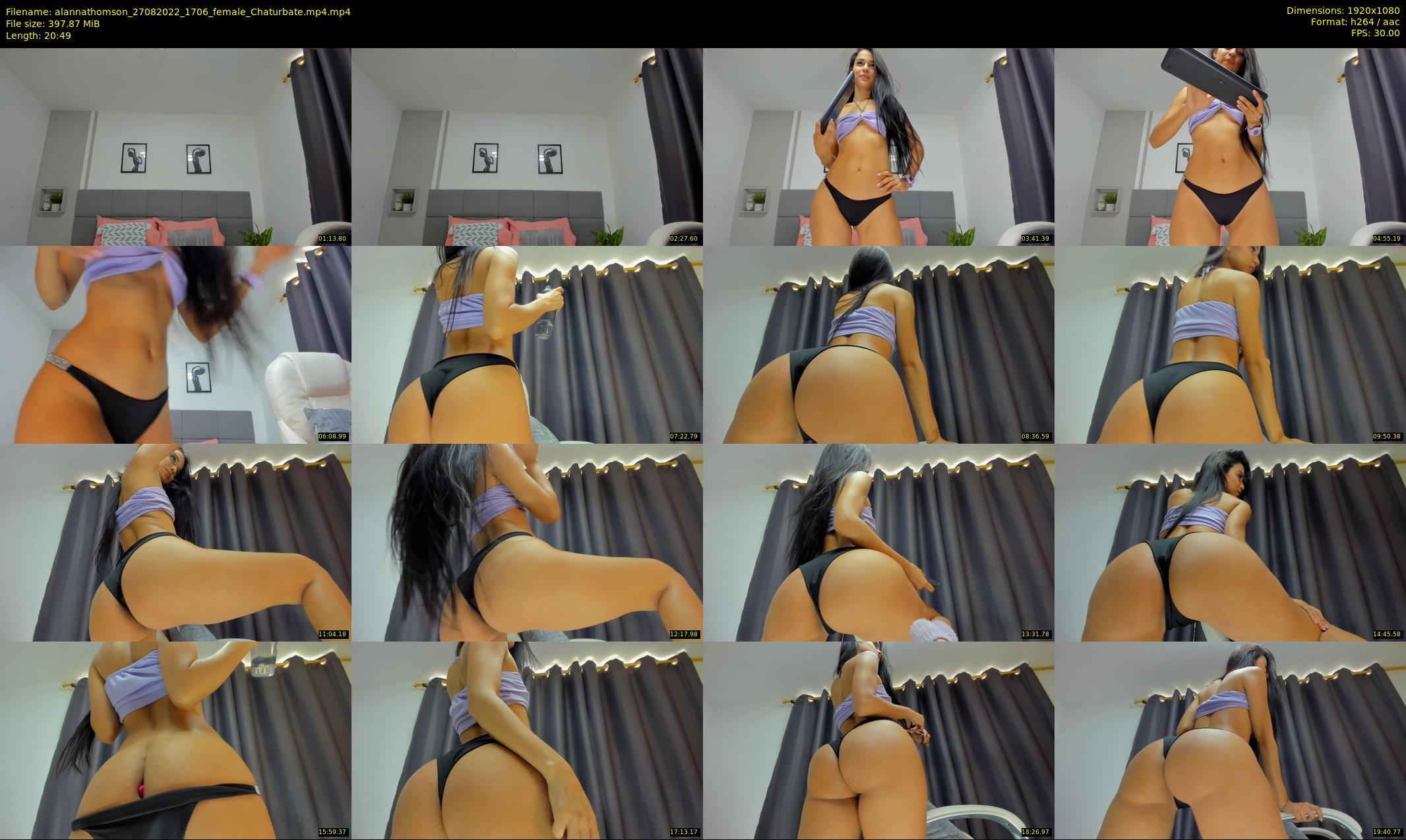alannathomson — 21 minute Chaturbate female cam show recording, 1080p, Aug 27, 2022