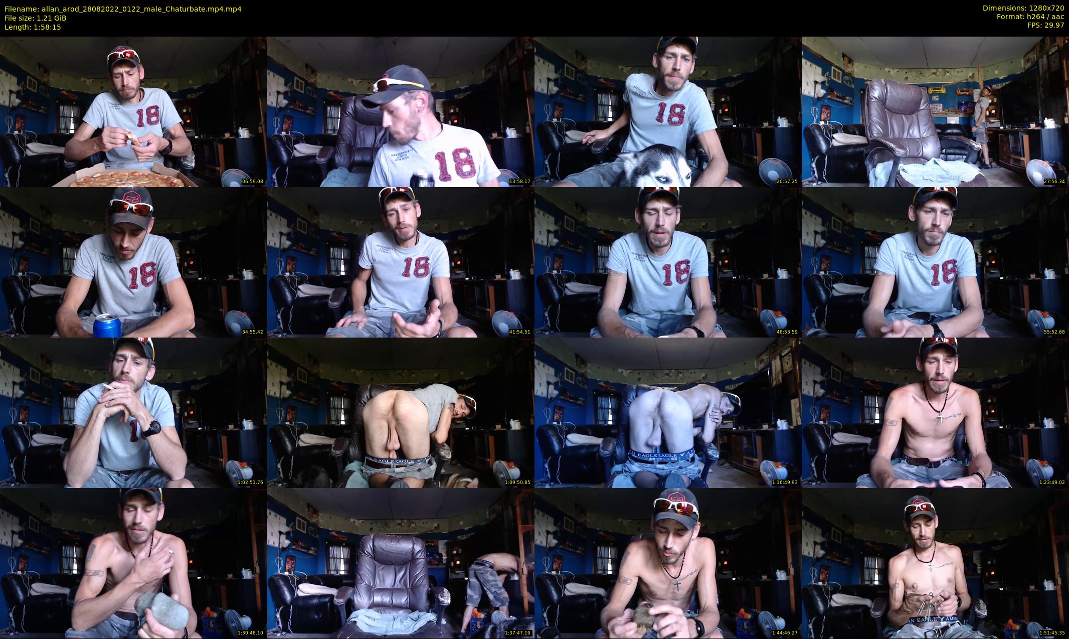 allan_arod — 119 minute Chaturbate male cam show recording, 720p, Aug 28, 2022
