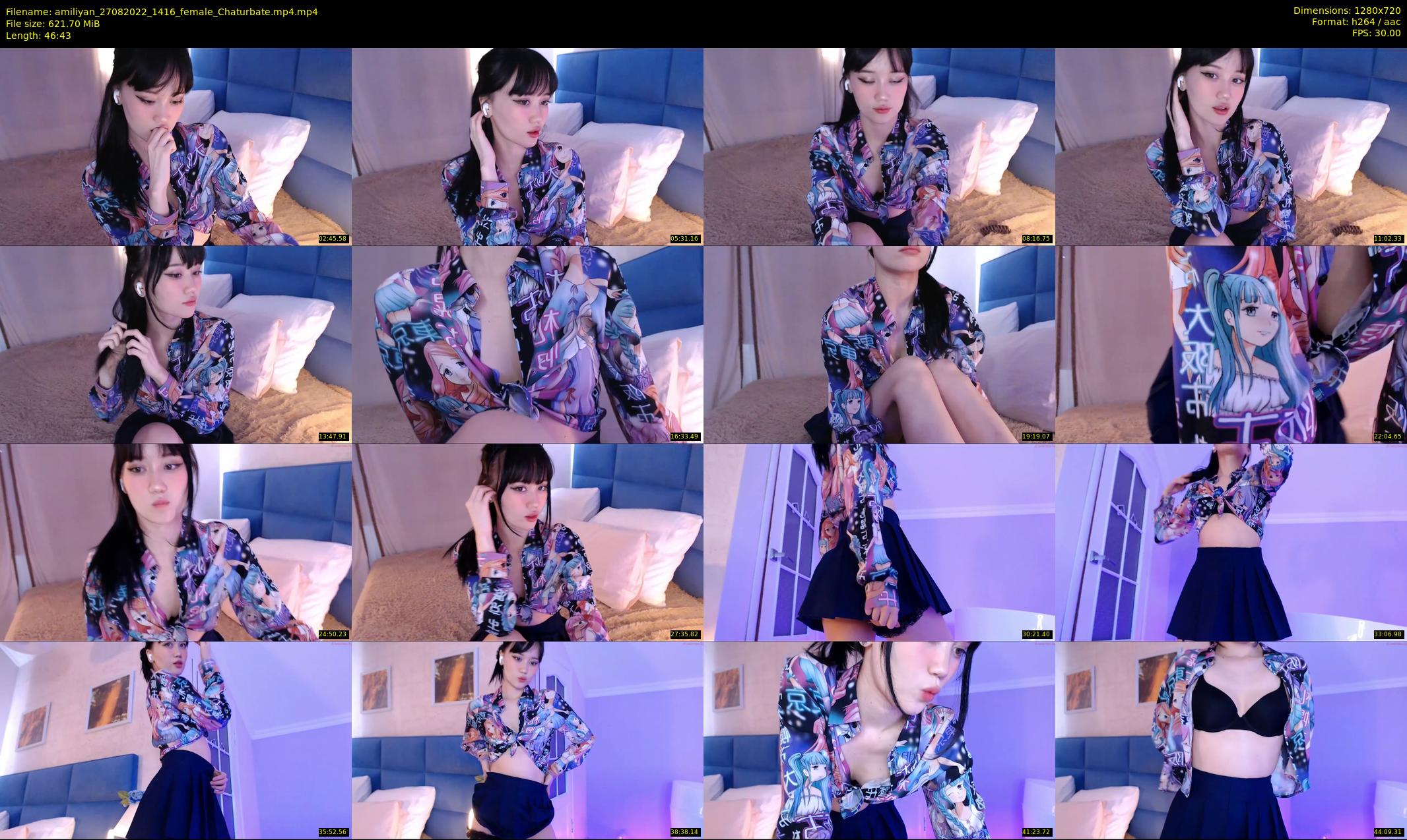 amiliyan — 47 minute Chaturbate female cam show recording, 720p, Aug 27, 2022