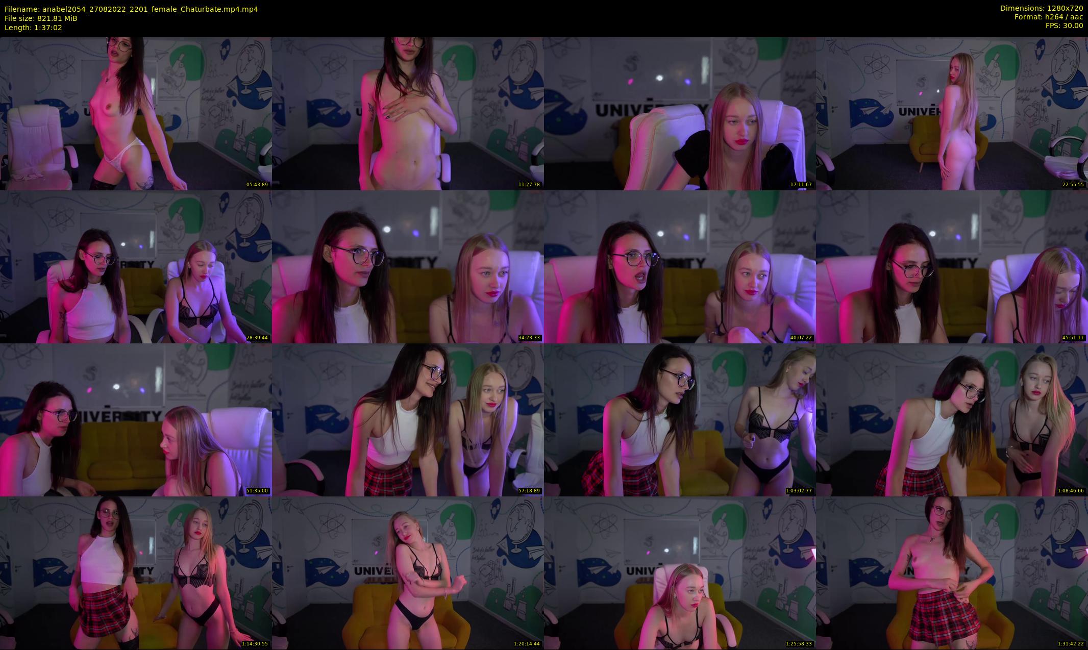 anabel2054 — 98 minute Chaturbate female cam show recording, 720p, Aug 27, 2022
