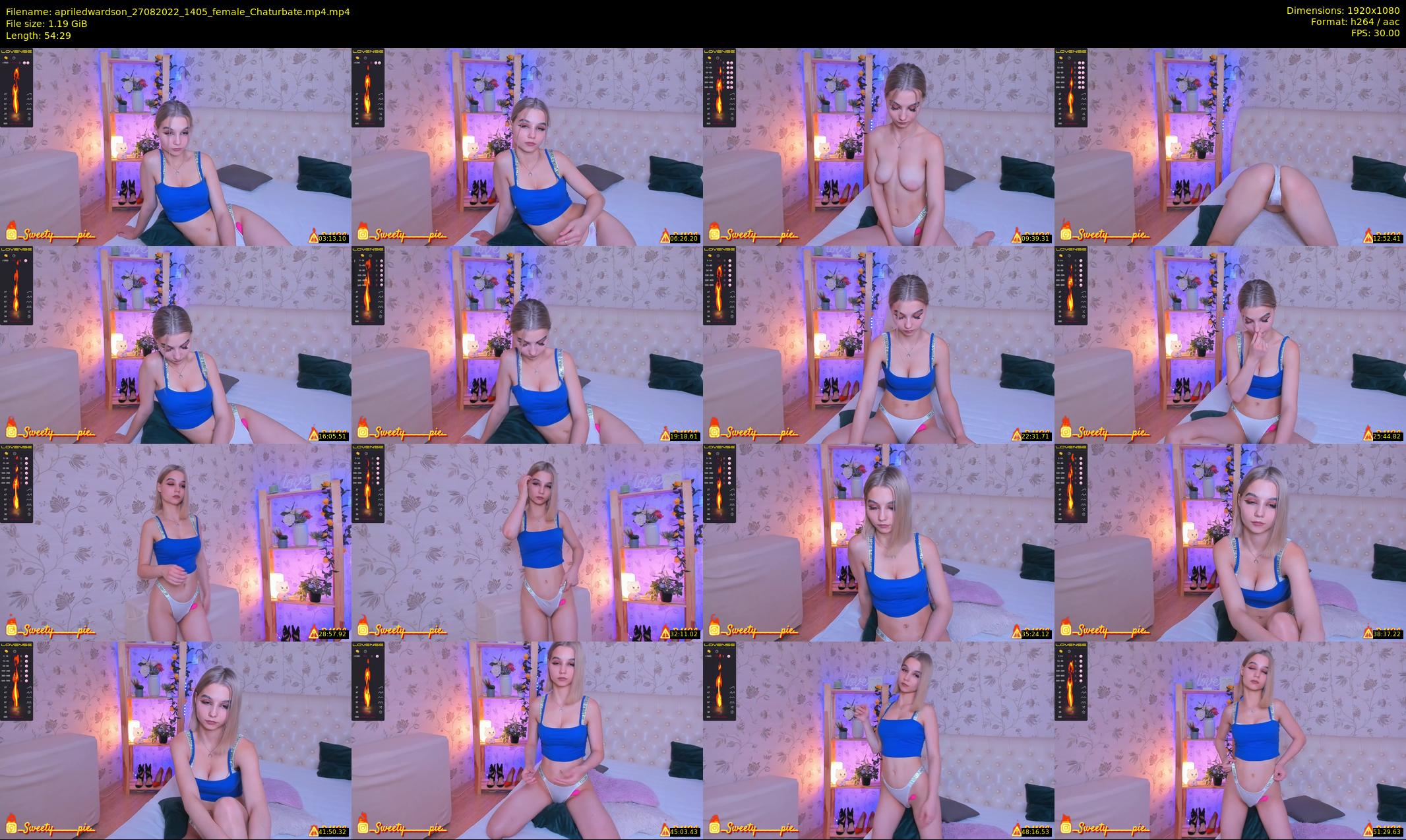 apriledwardson — 55 minute Chaturbate couple cam show recording, 1080p, Aug 27, 2022
