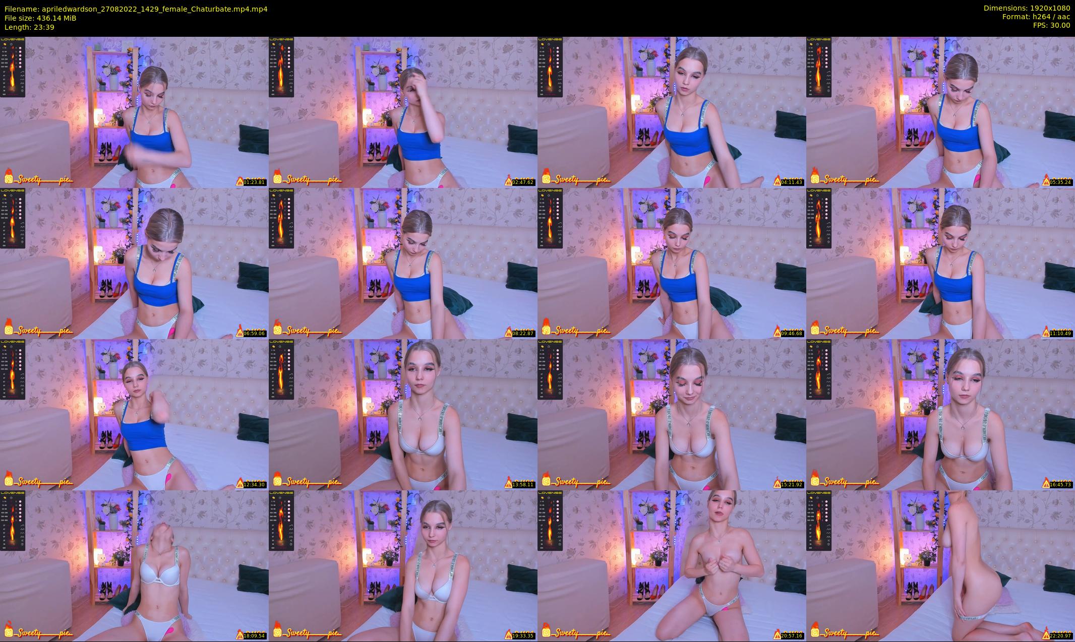 apriledwardson — 24 minute Chaturbate couple cam show recording, 1080p, Aug 27, 2022