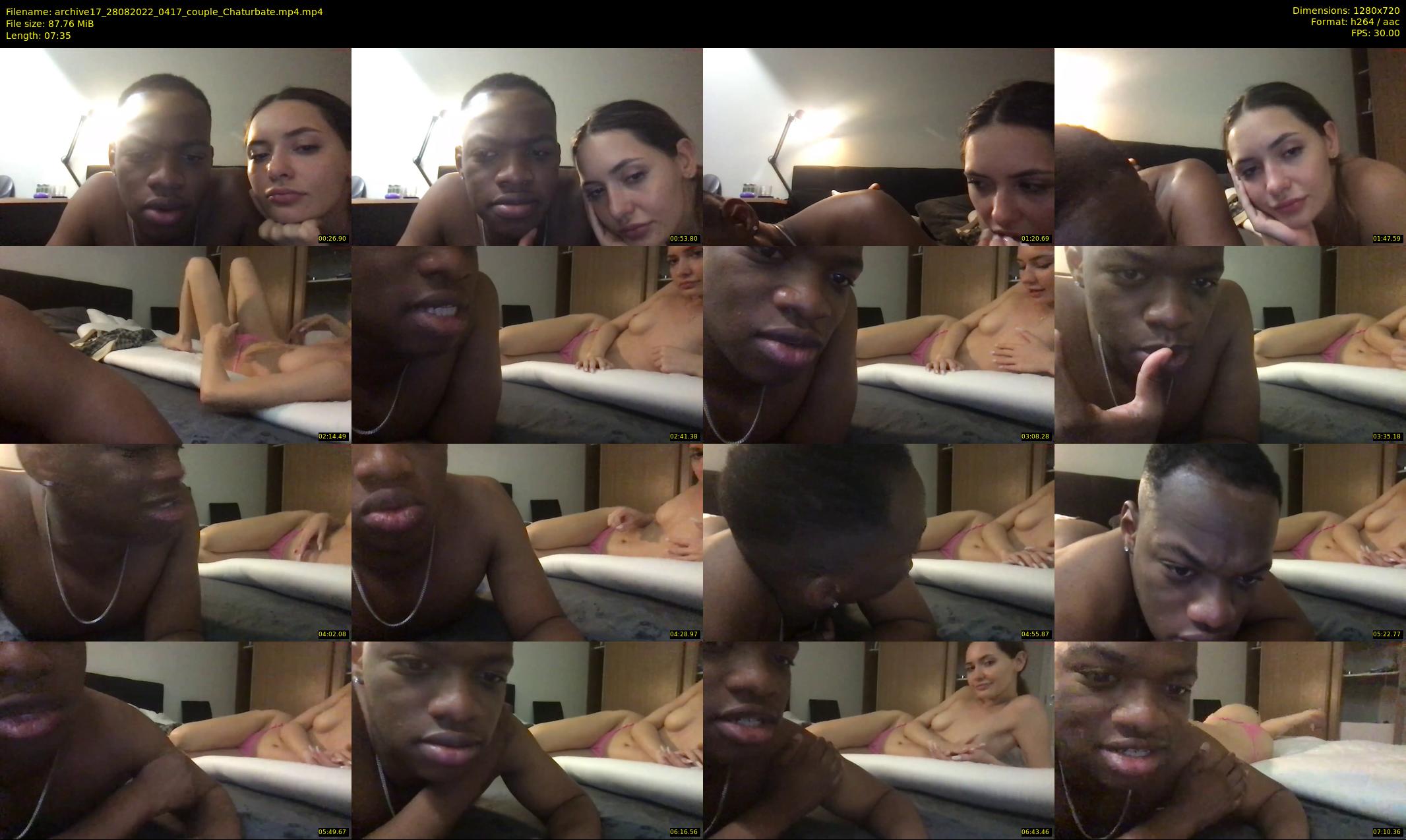 archive17 — 8 minute Chaturbate couple cam show recording, 720p, Aug 28, 2022