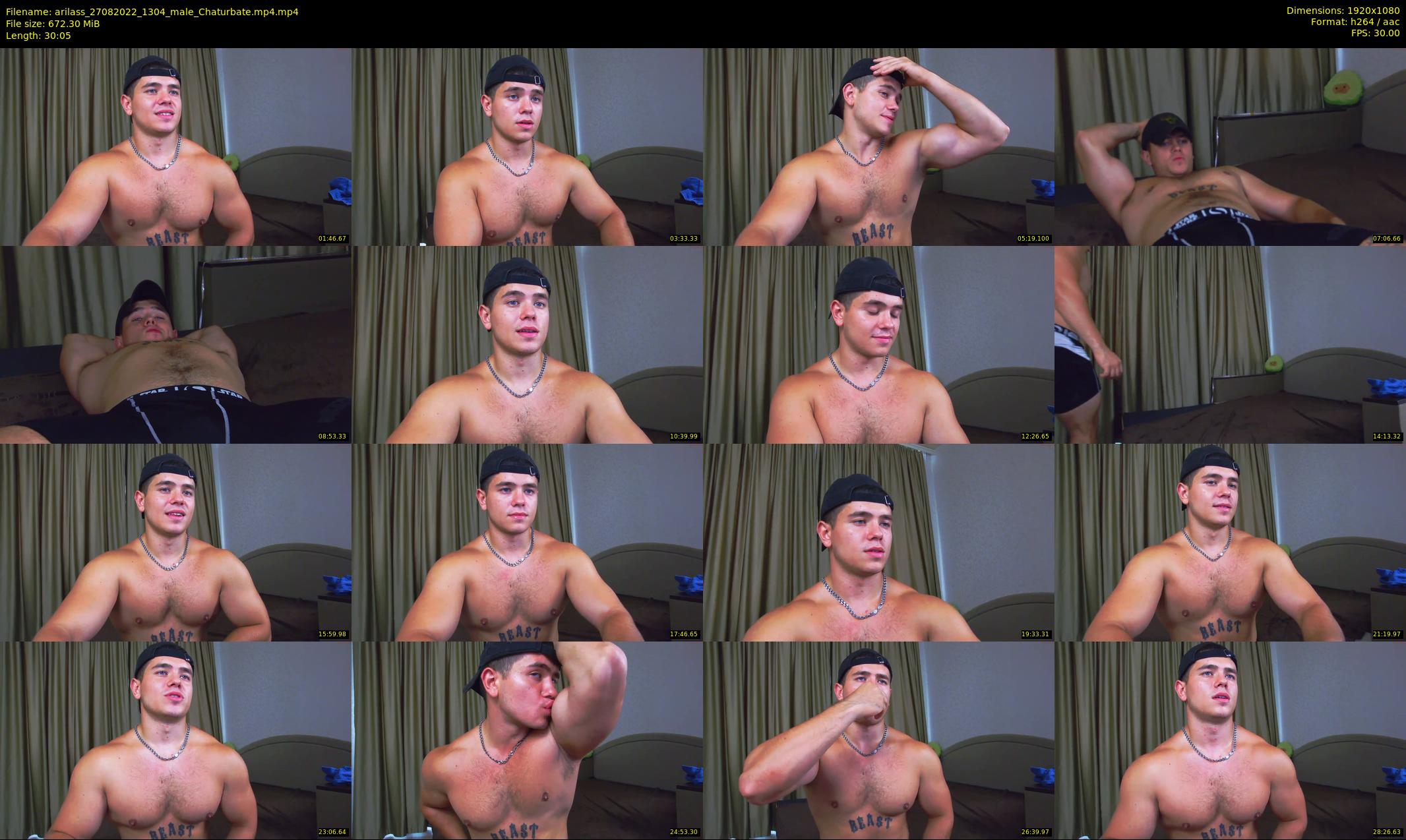 arilass — 31 minute Chaturbate male cam show recording, 1080p, Aug 27, 2022