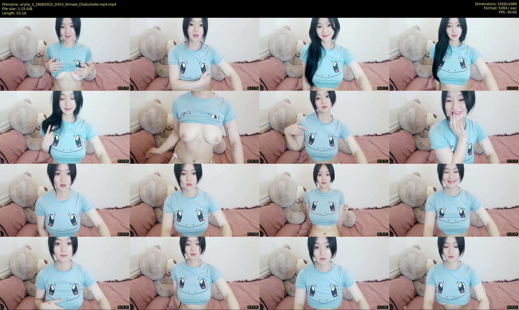 arylia_3 — 54 minute Chaturbate female cam show recording, 1080p, Aug 28, 2022