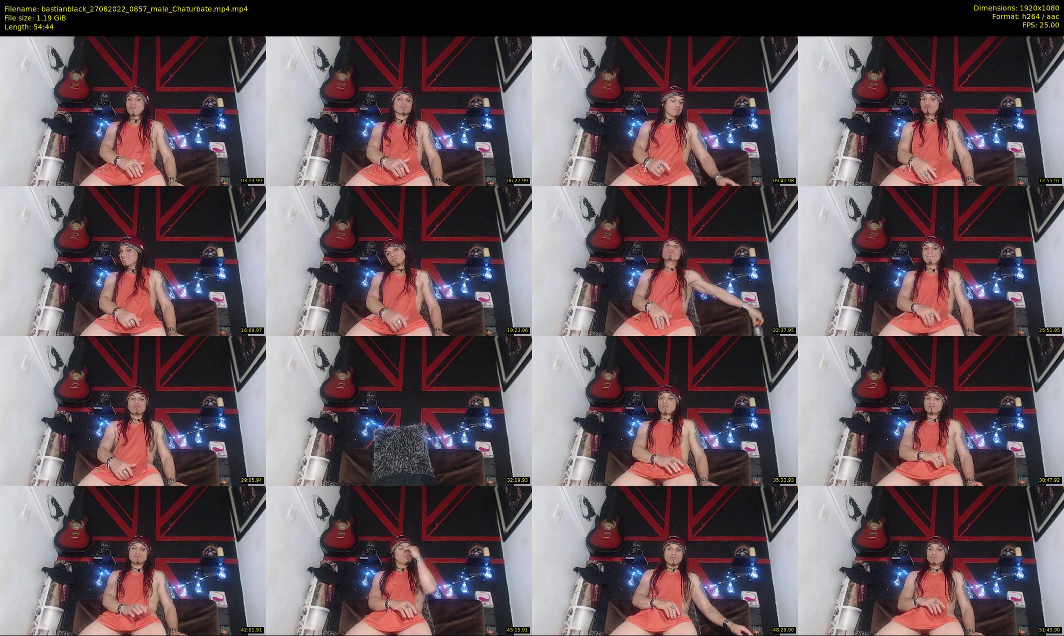 bastianblack — 55 minute Chaturbate male cam show recording, 1080p, Aug 27, 2022