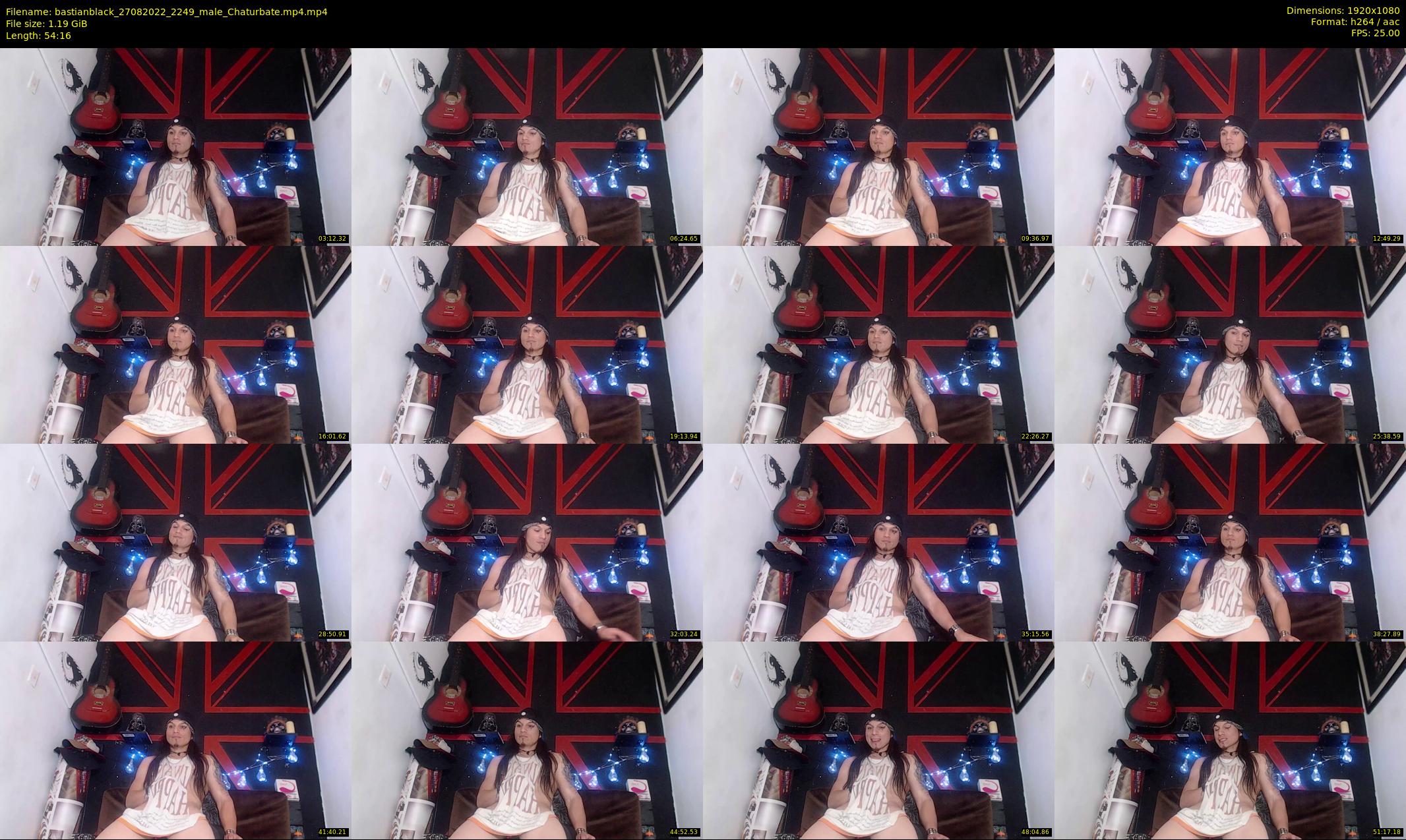 bastianblack — 55 minute Chaturbate male cam show recording, 1080p, Aug 27, 2022