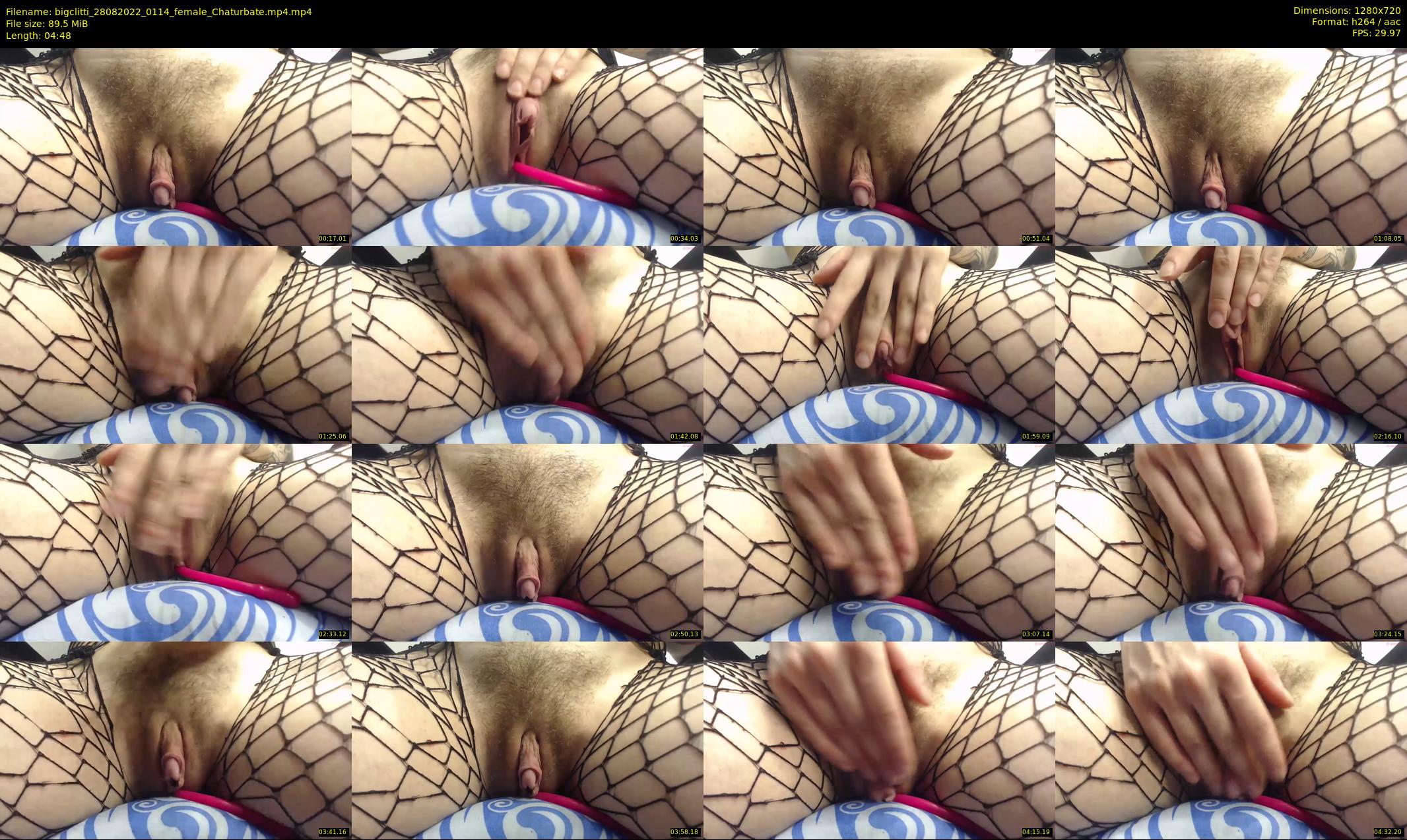 bigclitti — 5 minute Chaturbate female cam show recording, 720p, Aug 28, 2022