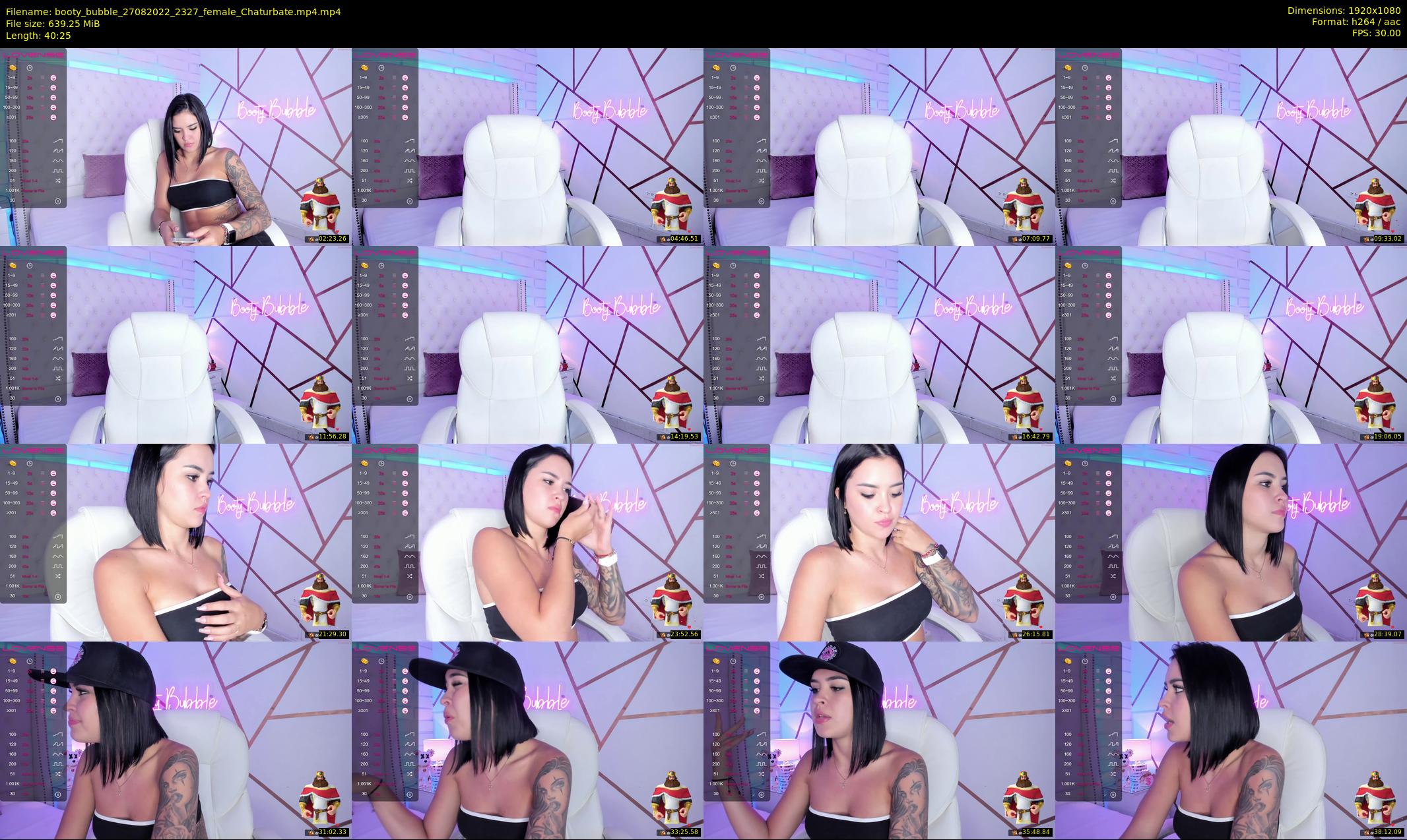booty_bubble — 41 minute Chaturbate female cam show recording, 1080p, Aug 27, 2022