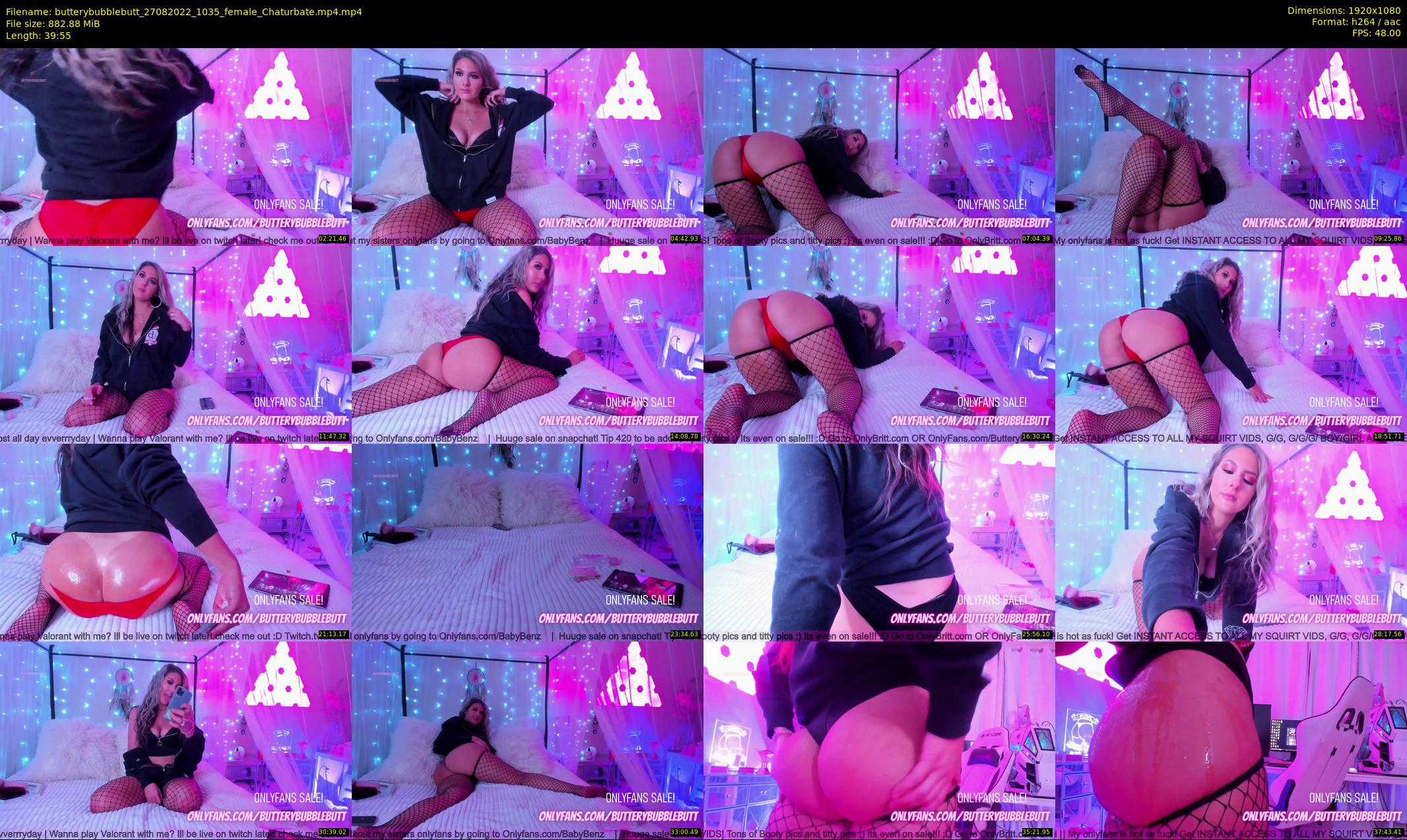 butterybubblebutt — 40 minute Chaturbate couple cam show recording, 1080p, Aug 27, 2022