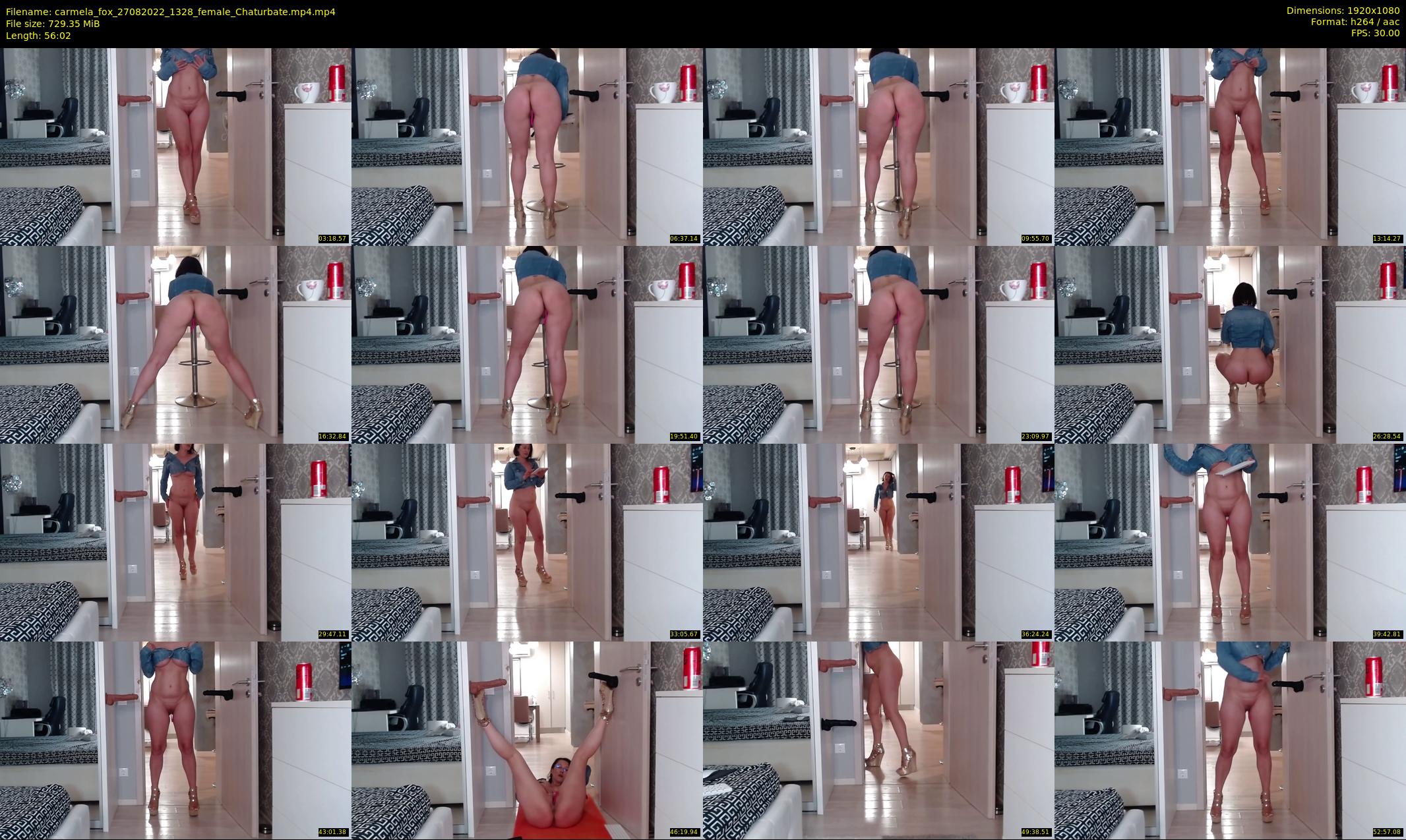 carmela_fox — 57 minute Chaturbate female cam show recording, 1080p, Aug 27, 2022