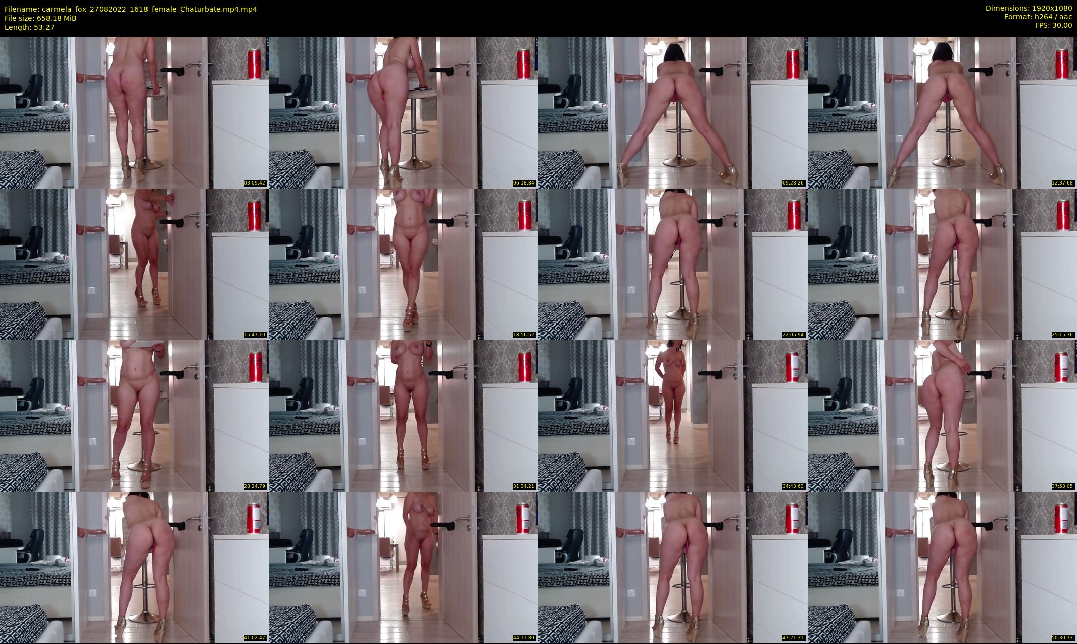 carmela_fox — 54 minute Chaturbate female cam show recording, 1080p, Aug 27, 2022
