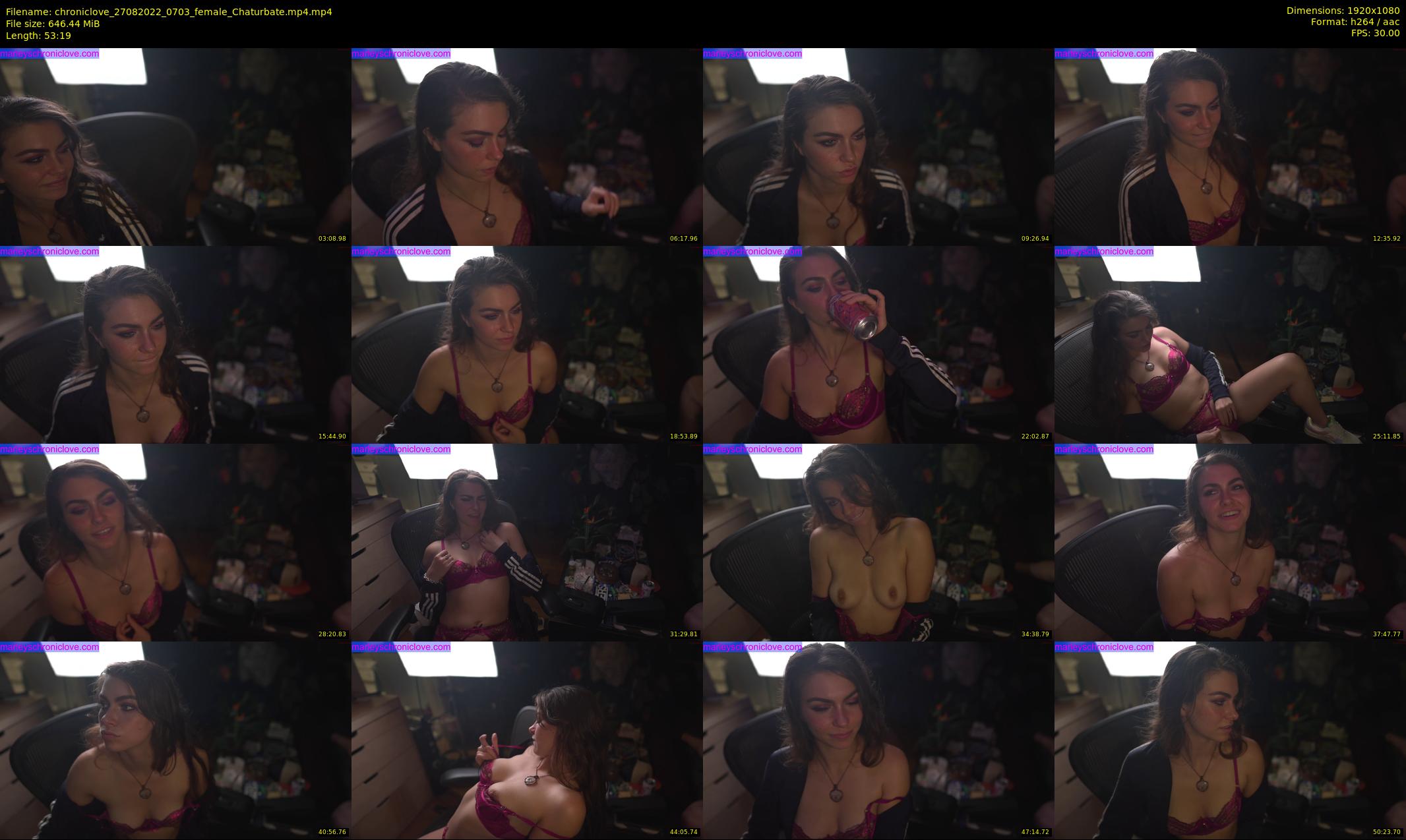 chroniclove — 54 minute Chaturbate female cam show recording, 1080p, Aug 27, 2022